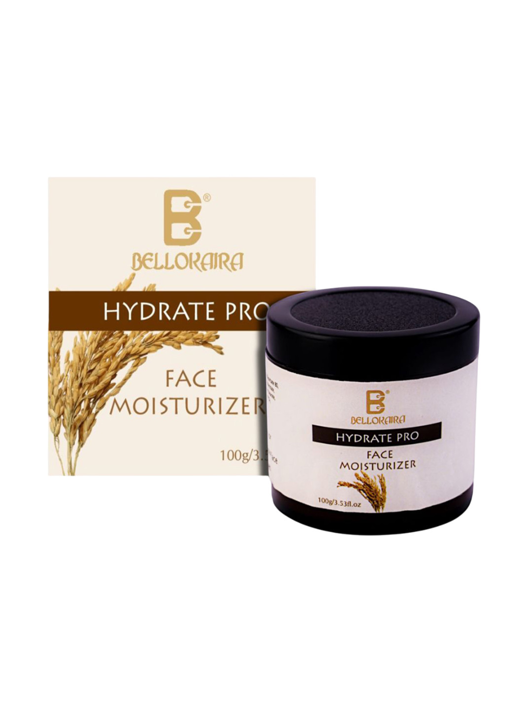 BELLOKAIRA Set Of 2 Rice Delight Body Lotion- 100 g & Face Moisturizer- 100 g