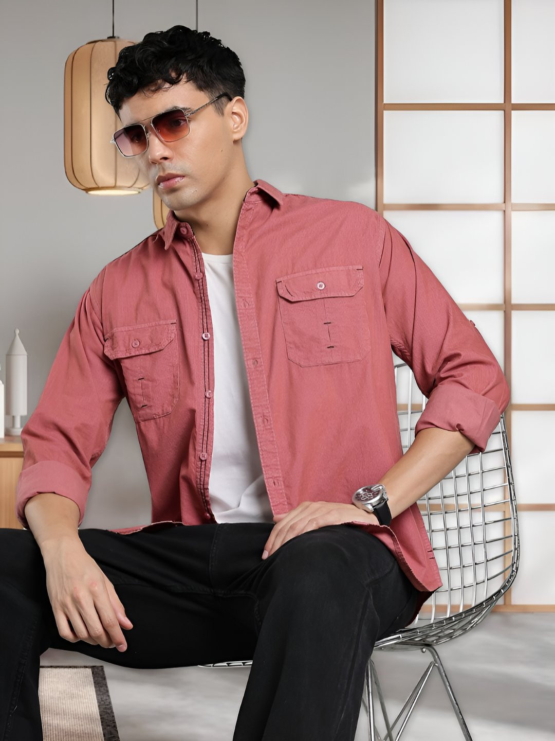 Kuons Avenue Corduroy Full Sleeve Shacket