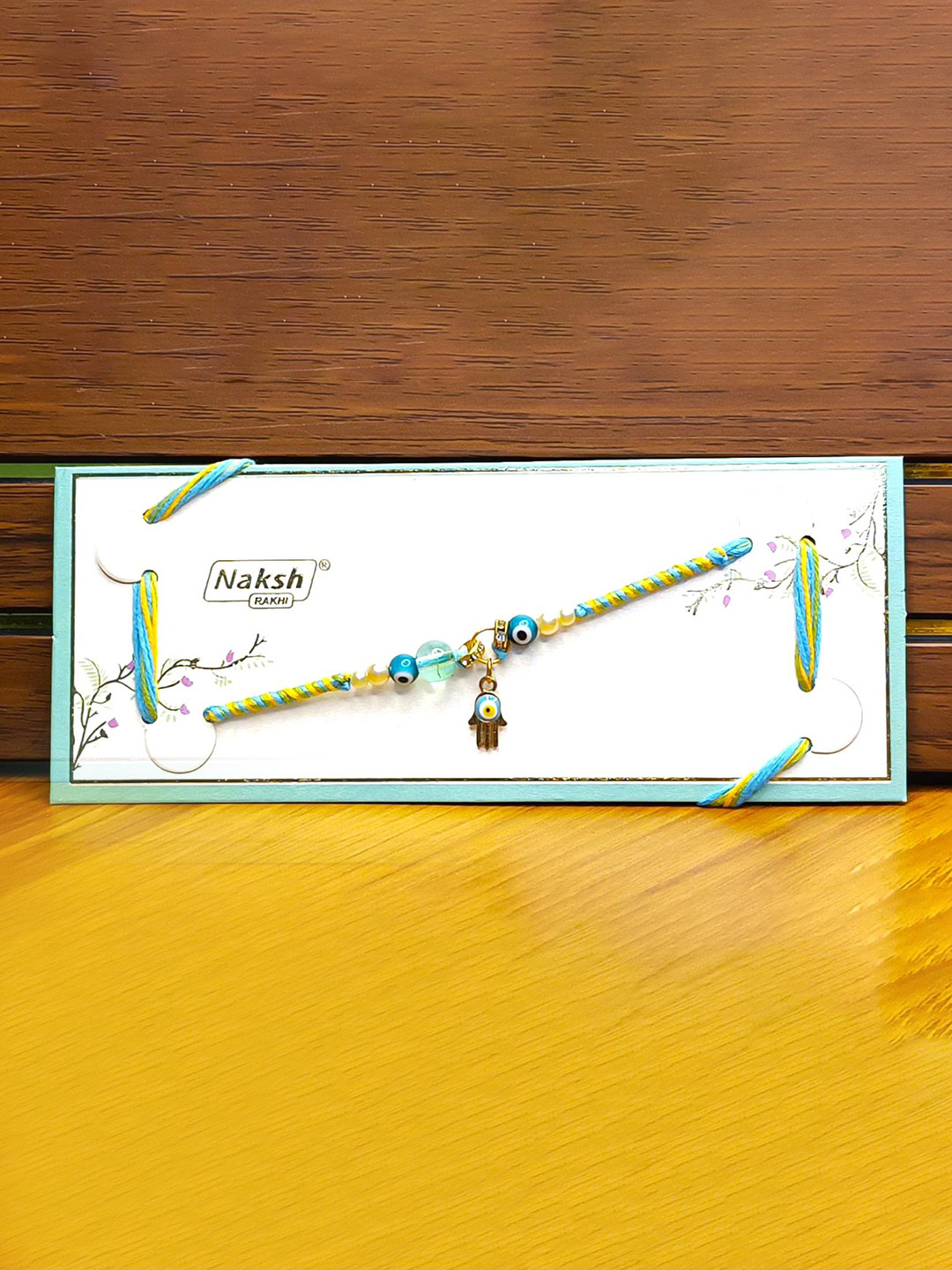 PUFFSMART Unisex Designer Evil Eyes Hand Thread Rakhi