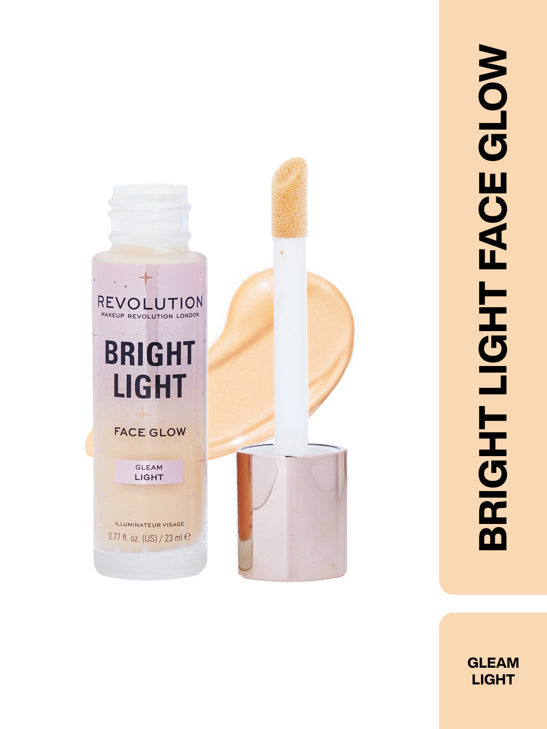 Makeup Revolution London Bright Light Face Glow Highlighter - 23 ml - Gleam Light