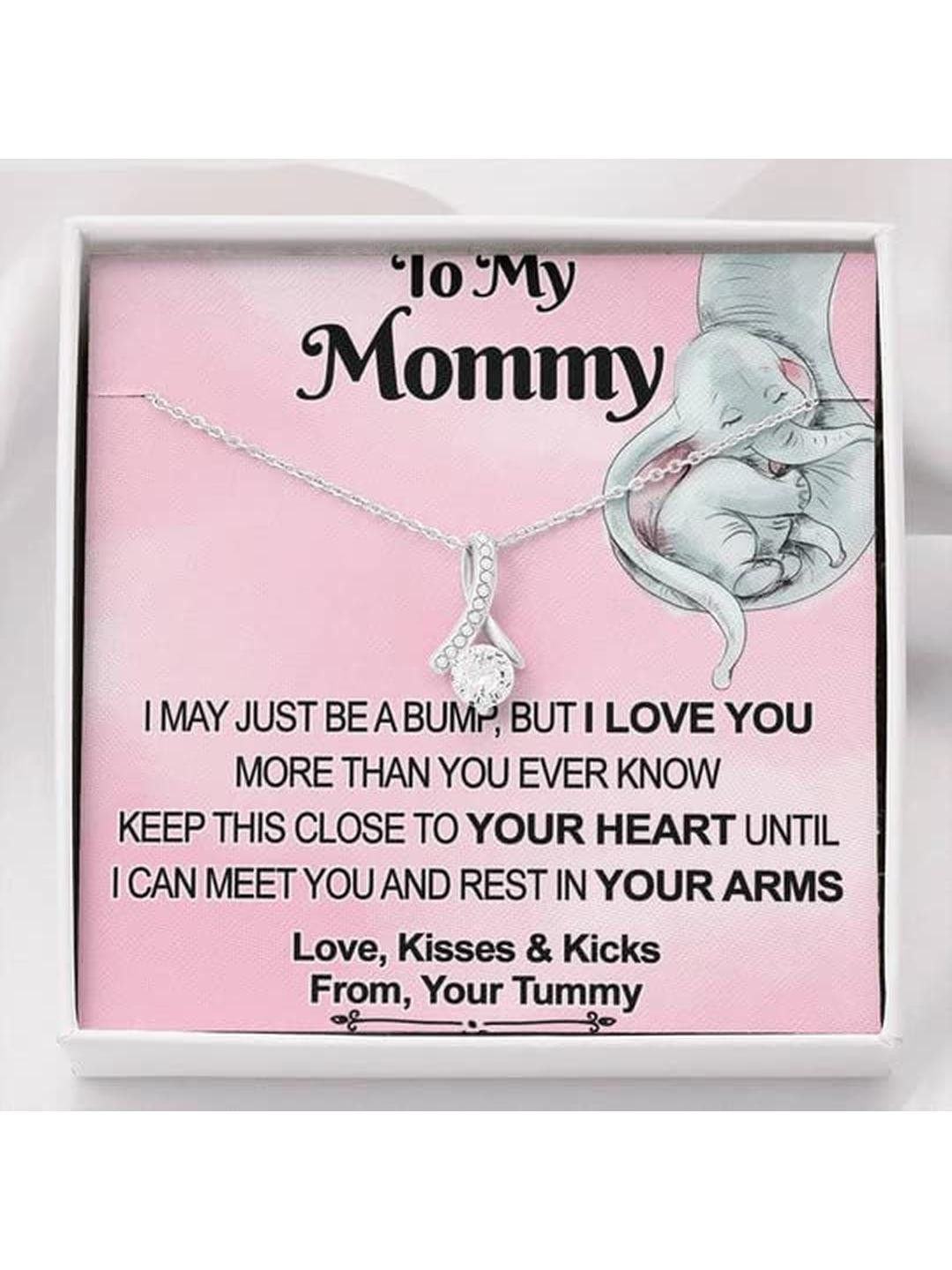 Sterling Silver Gift MOM NECKLACE, GIFT FOR MOM ALLURING BEAUTY NECKLACE I CAN MEET YOU AND REST IN