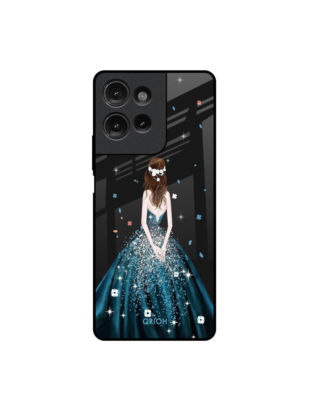 QRIOH Unisex Motorola G75 5G Impact Resistant Back Case