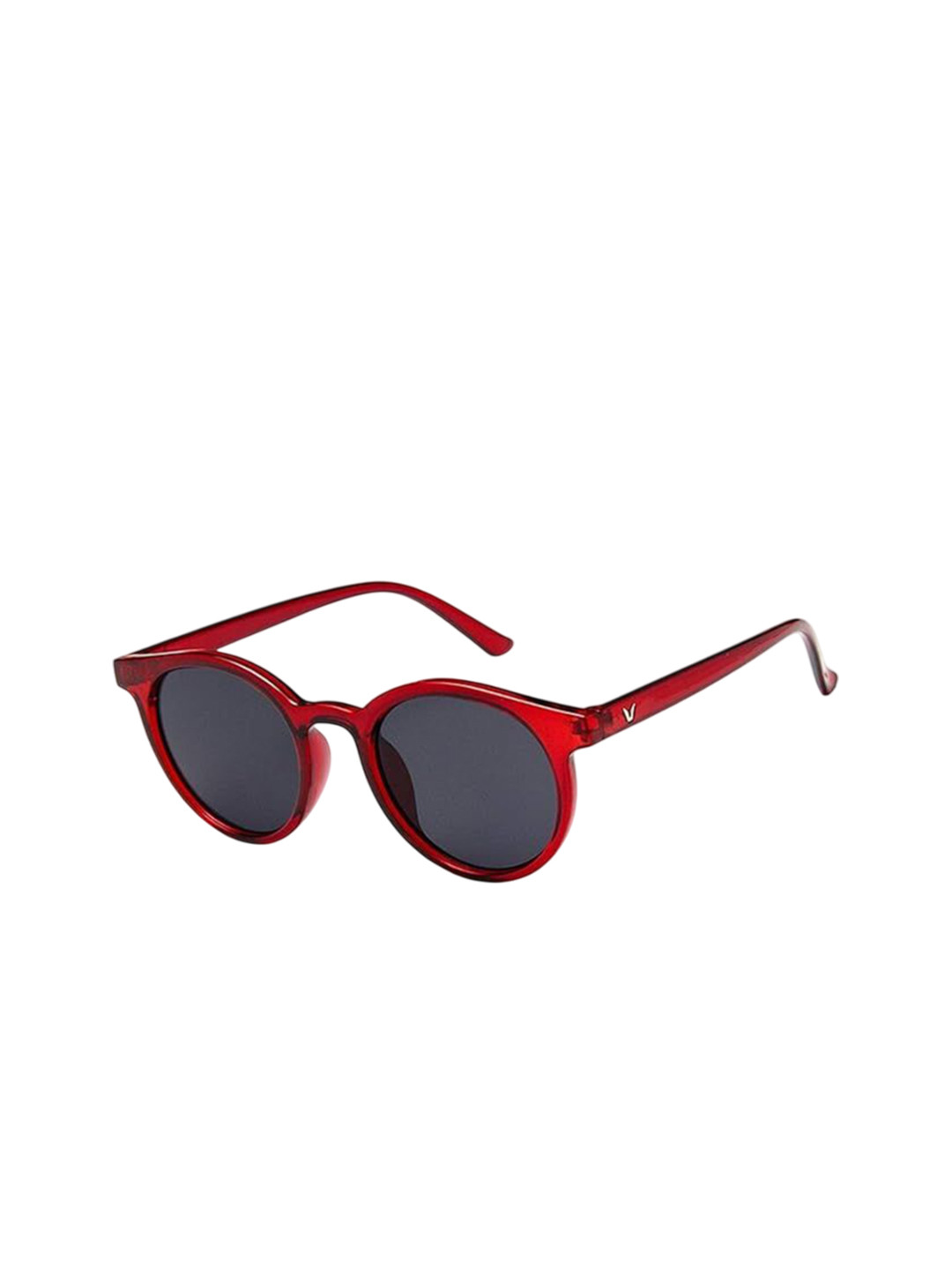 AUGEN Unisex Round Sunglasses With UV Protected Lens VI-SG-BJ5142-Red