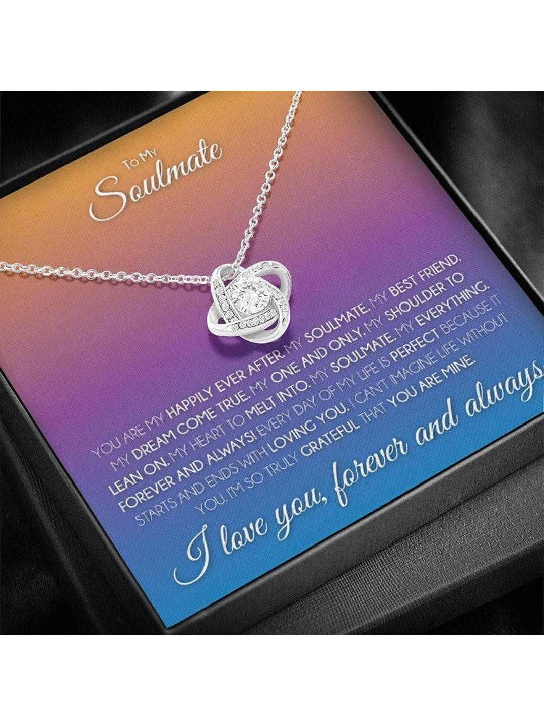 Sterling Silver Gift Wife Necklace, Necklace Gift For Wife From Husband, Gift For Her Bride Future