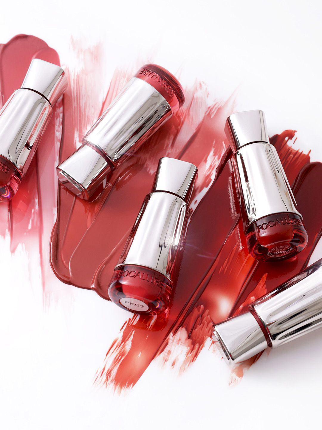 FOCALLURE 3D Mirror Lasting Dewy Lip Tint - 3 g - PK02 Grape Pink