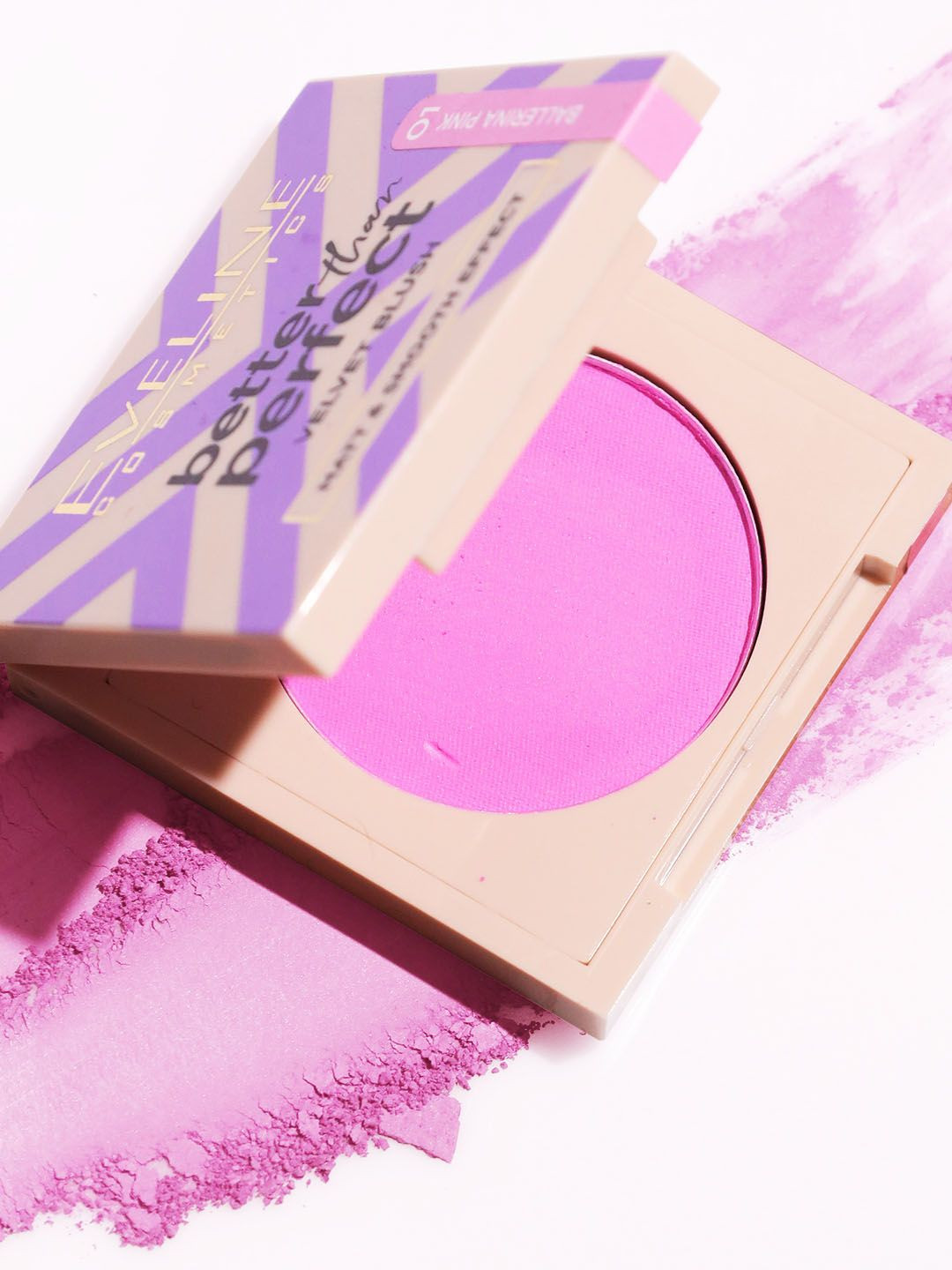 Eveline Cosmetics Better Than Perfect Soft Matt Pressed Blush - 2.5 g - Ballerina Pink 01