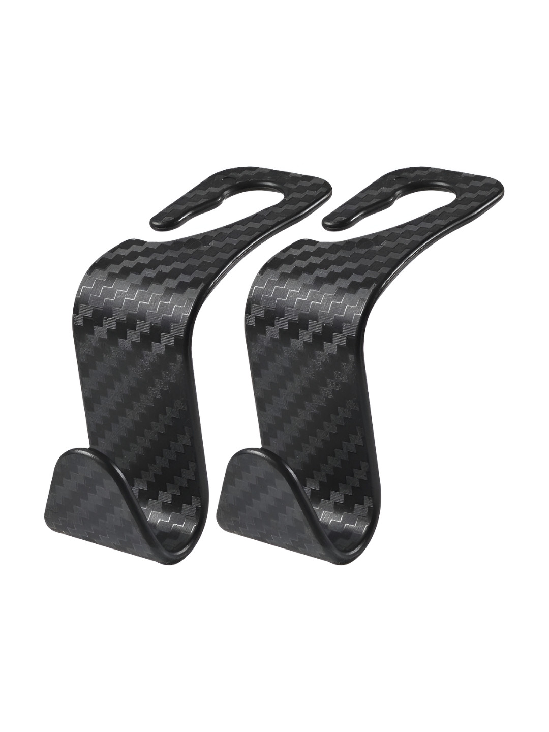 upkaranwale 2Pcs Black Car Seat Hooks