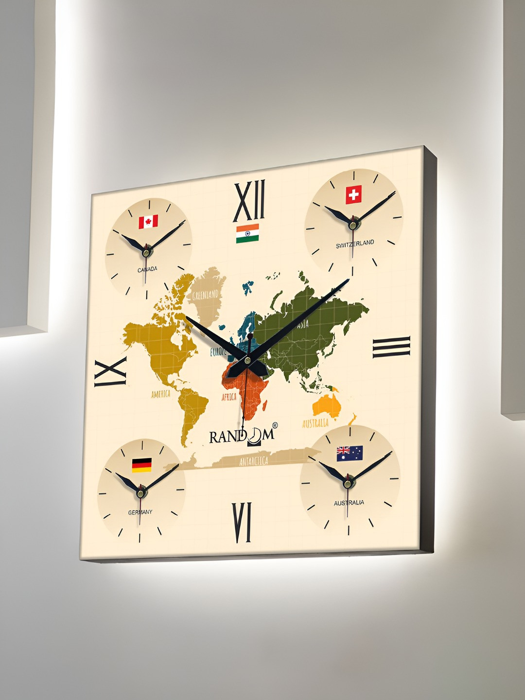 RANDOM Vinyl Graphic Printed Wall Clock