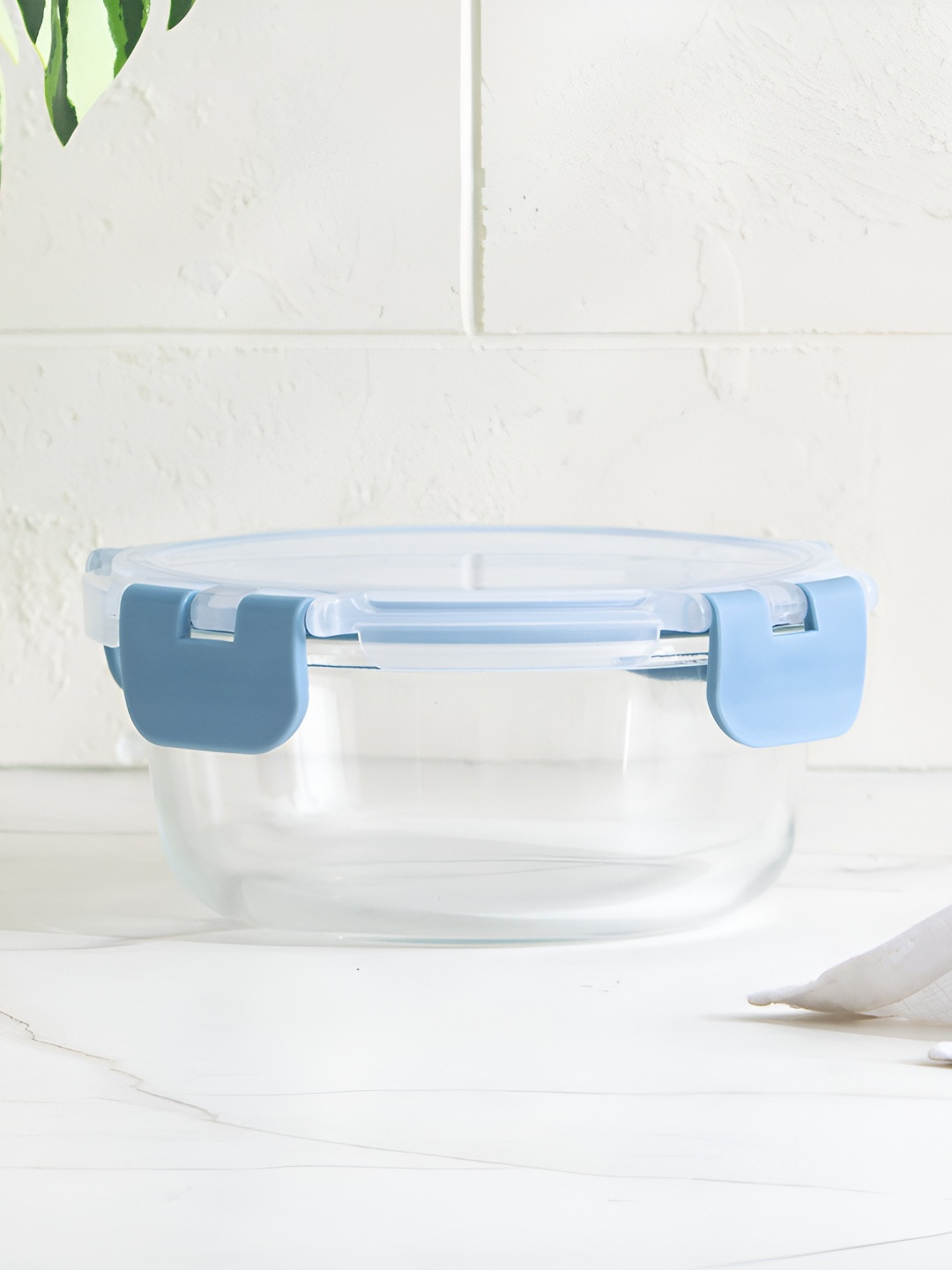 Home Centre Palestine Astero Transparent Glass Easy to Clean Box Container