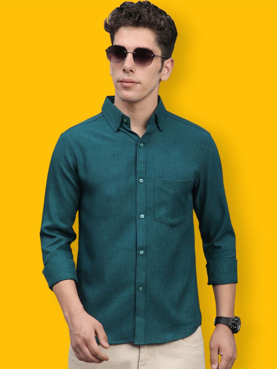 Nat Jastica Comfort Regular Fit Casual Shirt