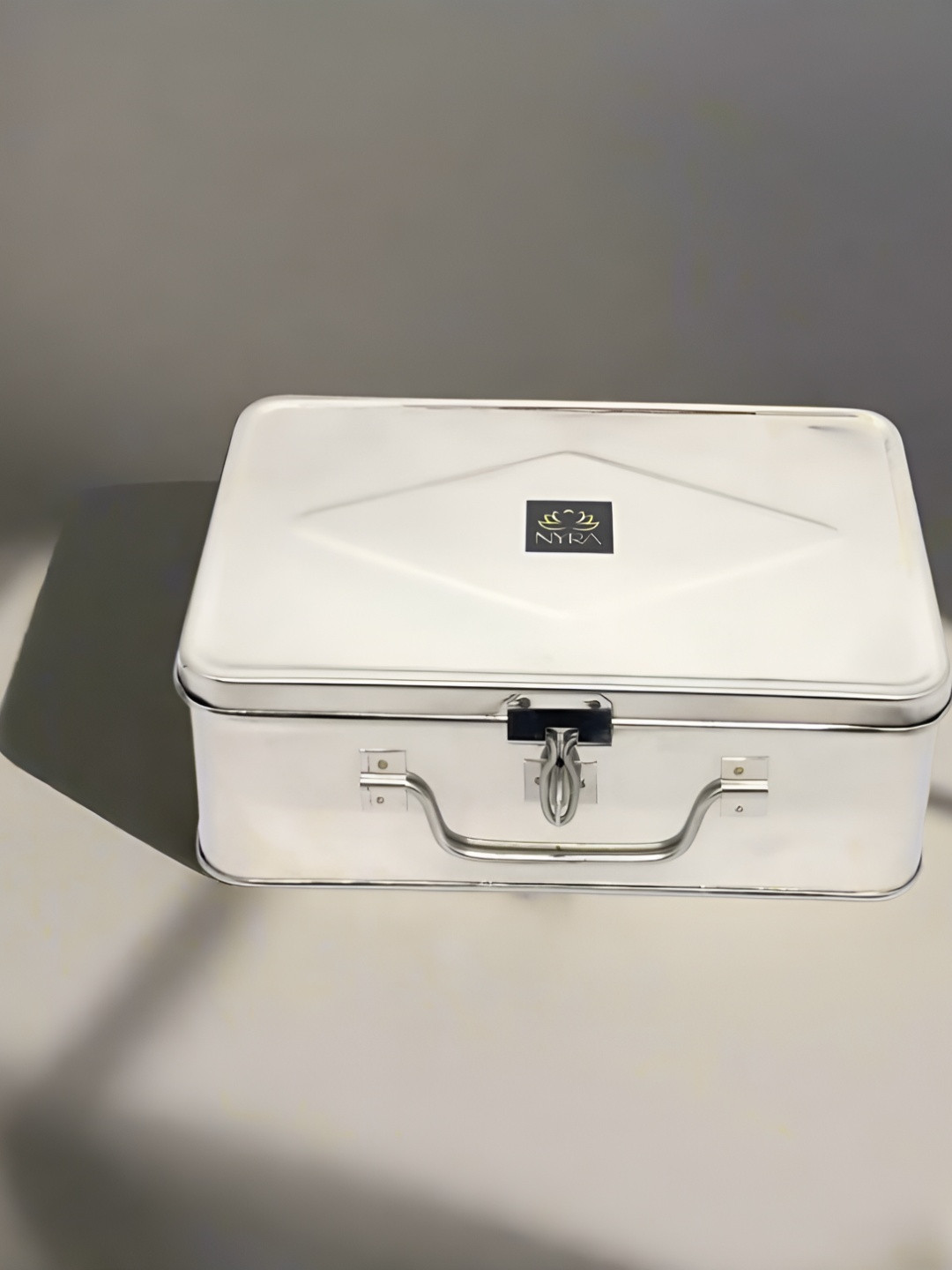 Nyra Kitchenware Silver-Toned & Black Stainless Steel Multi-Utility Organiser