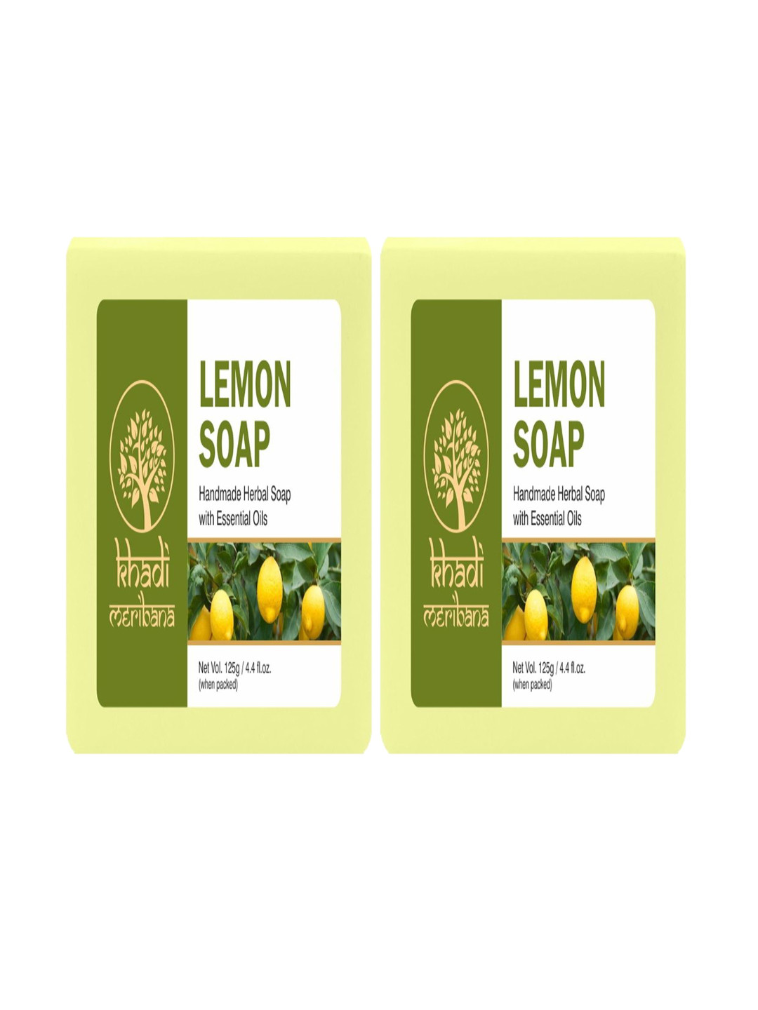 meribana Set Of 2 Lemon Soap- 125 g Each