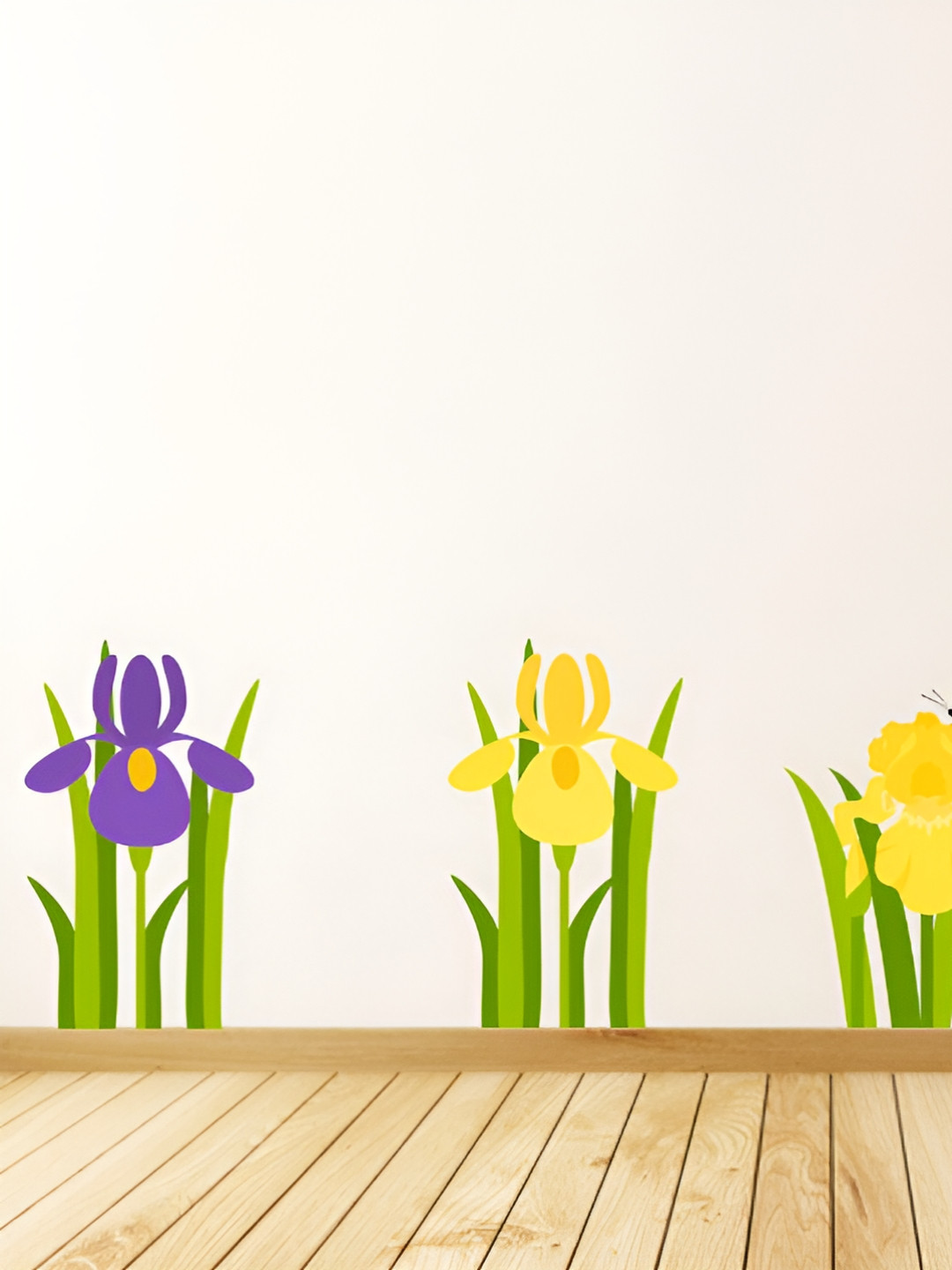 LANSTICK Flower with butterflies Plastic Floral Matte Hall Decorative Bird Cage-14.6In