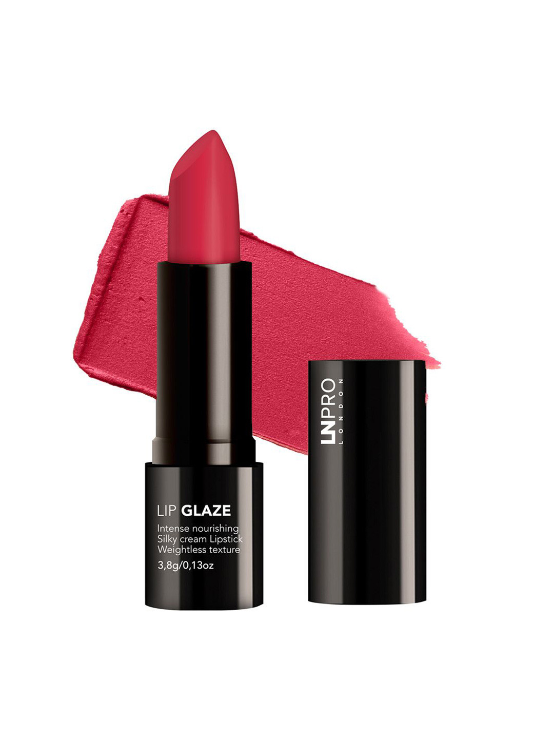 LN PRO London Lip Glaze Intense Nourishing Silky Cream Lipstick - Juicy Raspberry 106