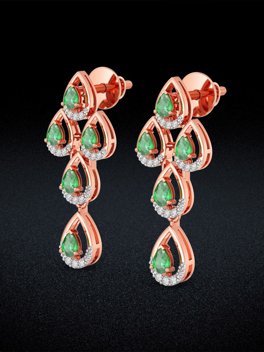 Joyalukkas Lush Dewdrops Diamond Earrings