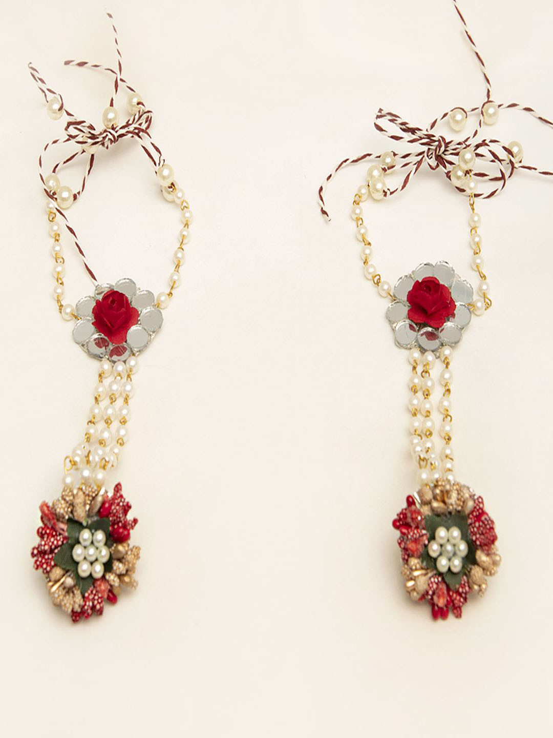 Flosaira Flower Bridal Haldi Mehndi & Baby Shower Jewellery Set