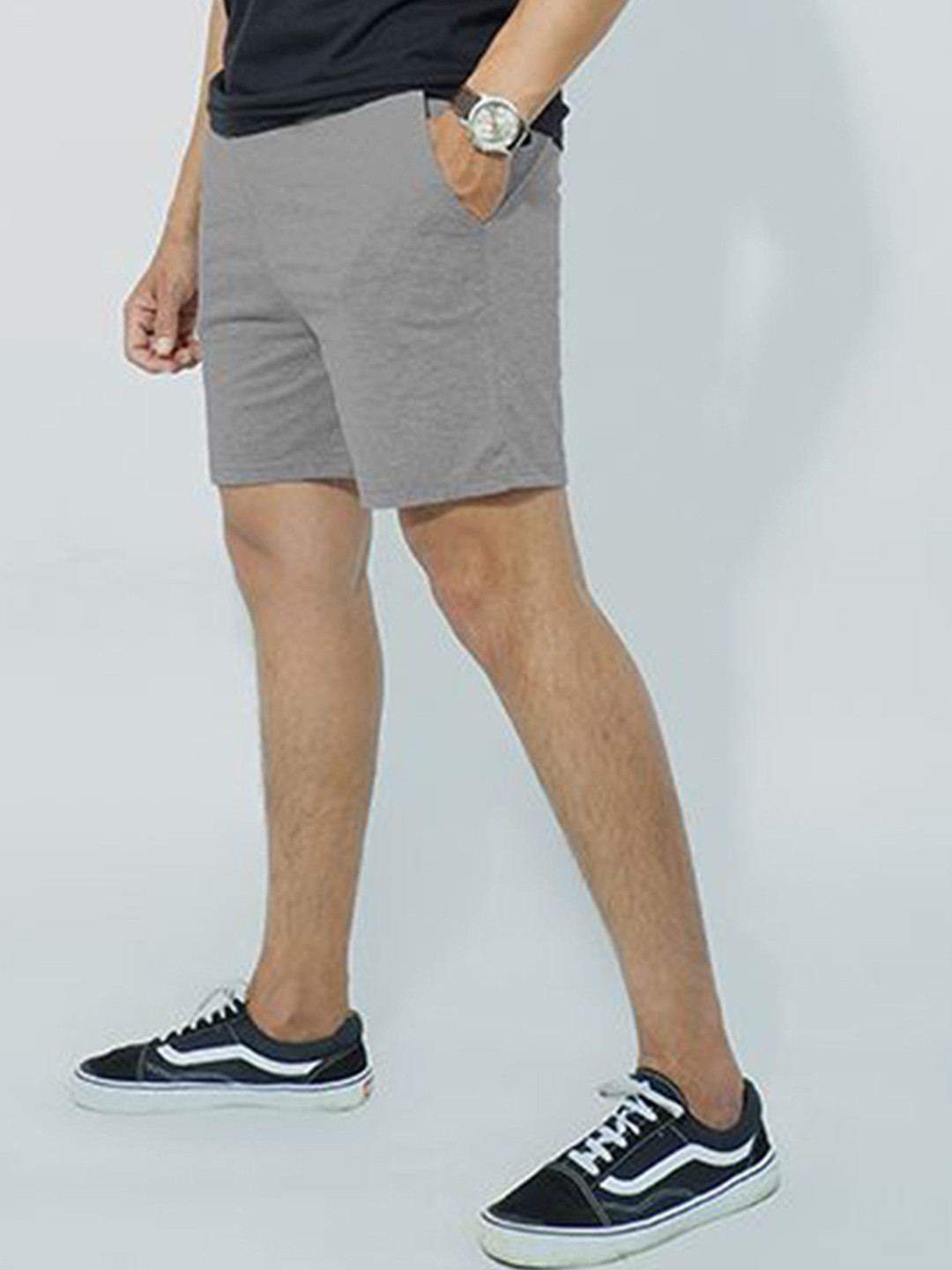 SCROTT FITNESS Men Mid-Rise Slim Fit Cotton Regular Shorts