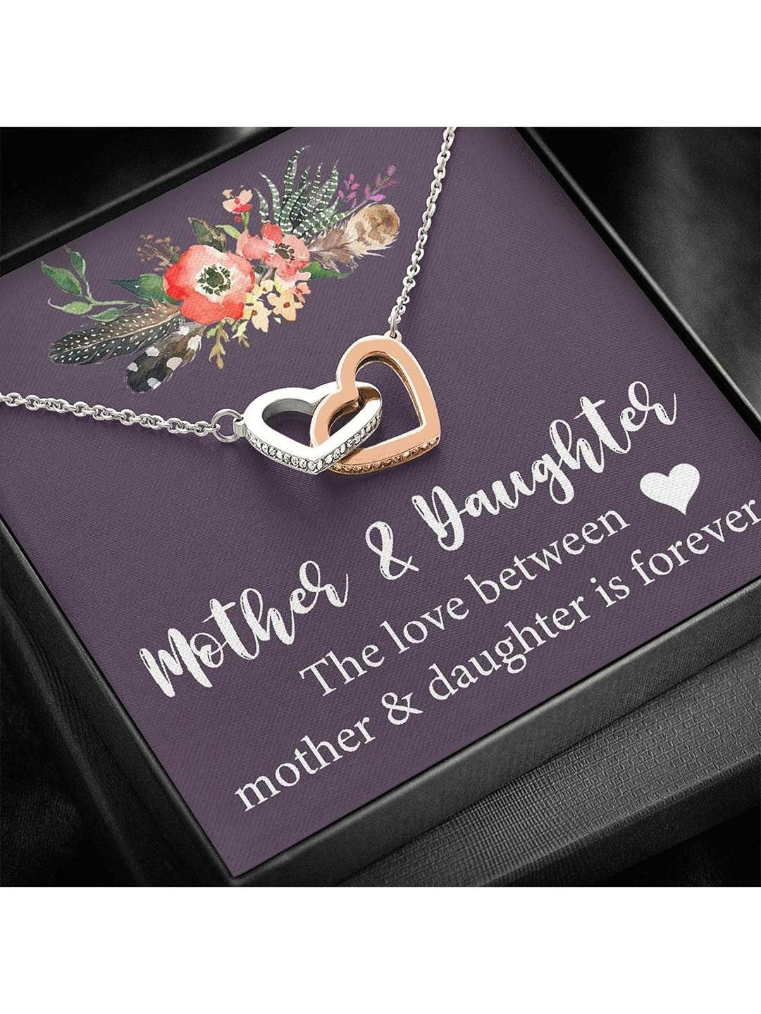 Sterling Silver Gift Mom Necklace, Mother daughter gift necklace, Mothers day necklace, gifts for m