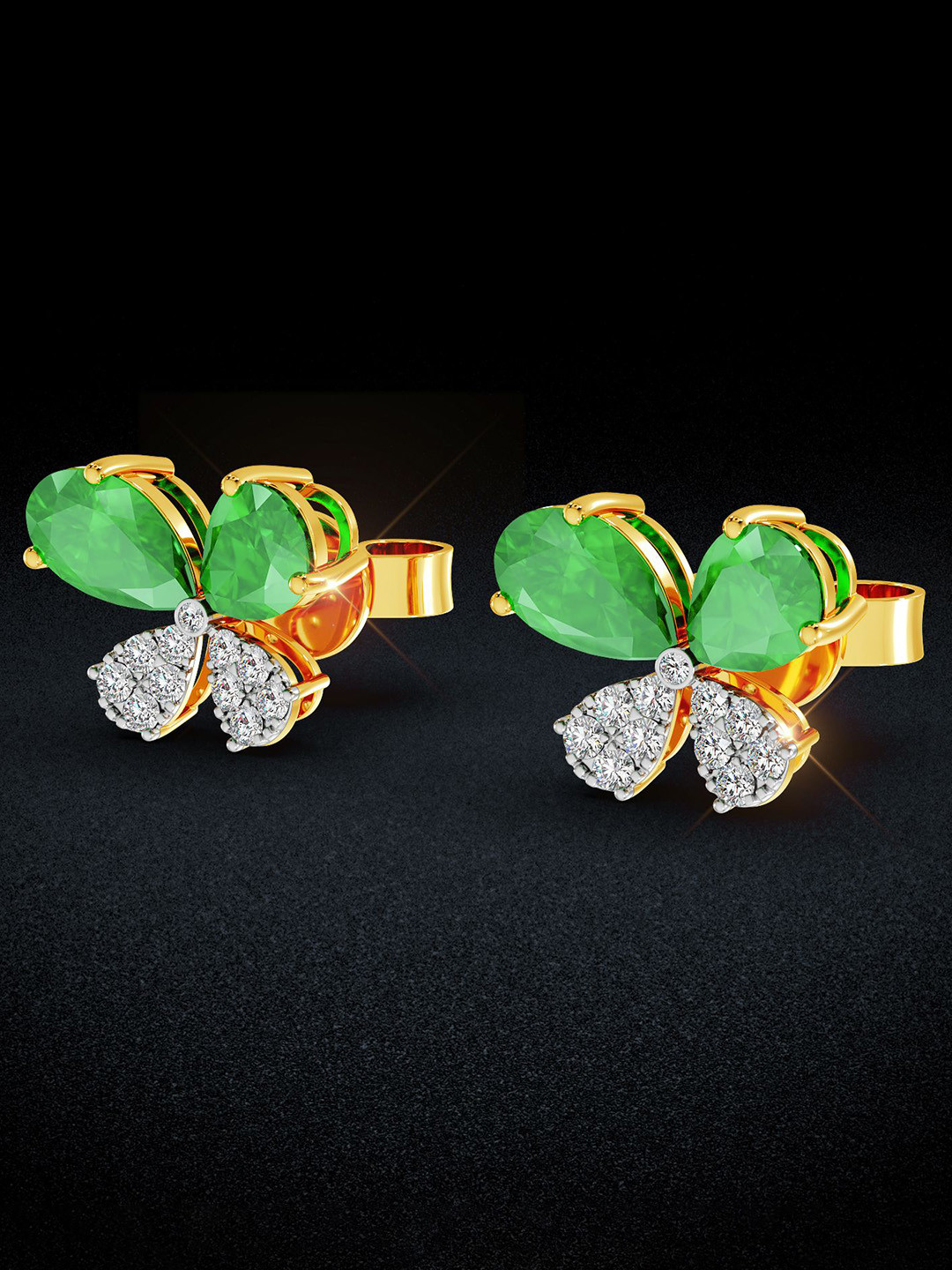 Joyalukkas Butterfly Bloom Diamond Earrings