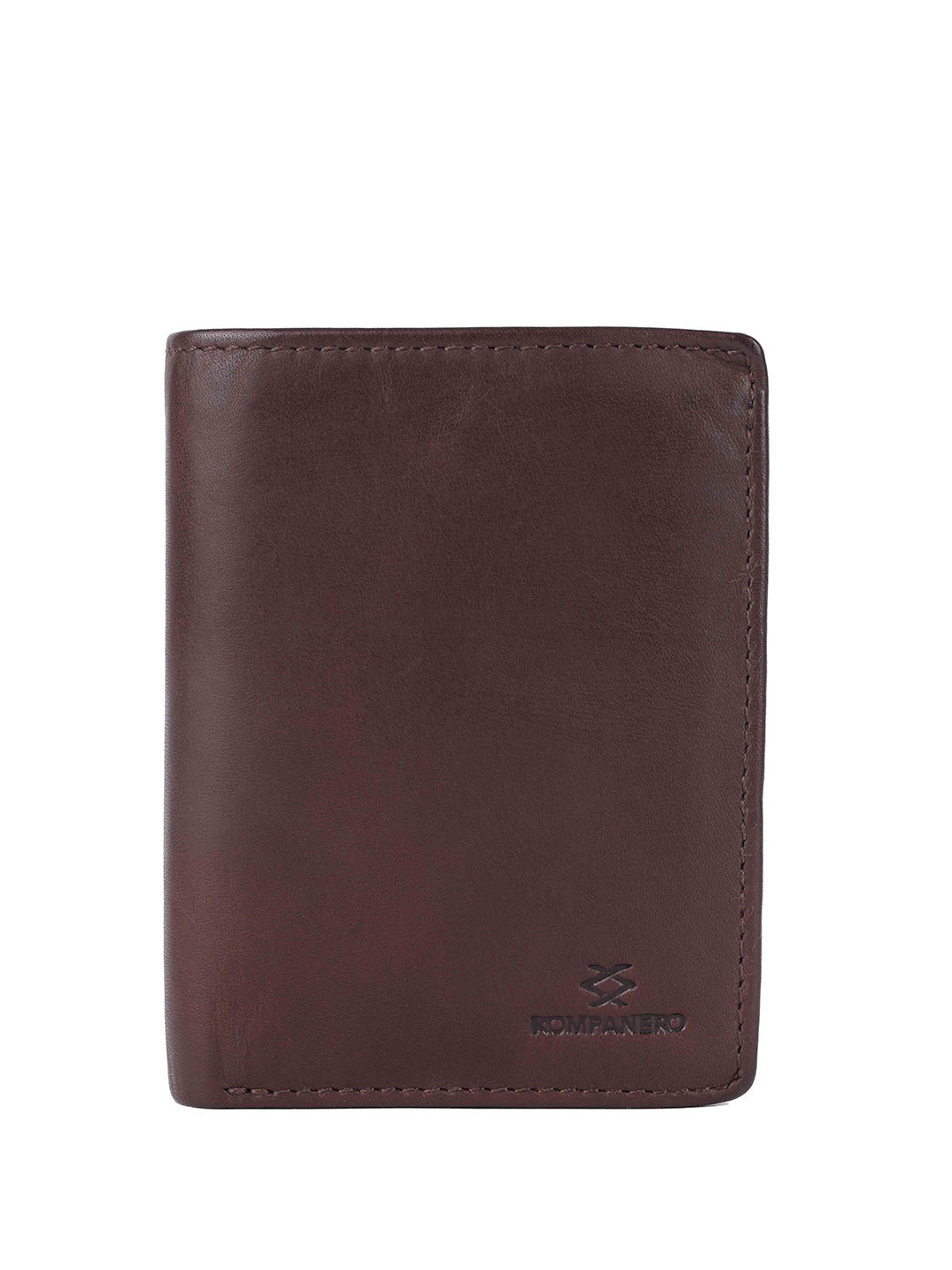 KOMPANERO Elvis Men Leather Three Fold Wallet