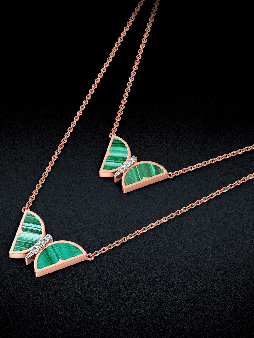 Joyalukkas Verdant Winged Diamond Necklace