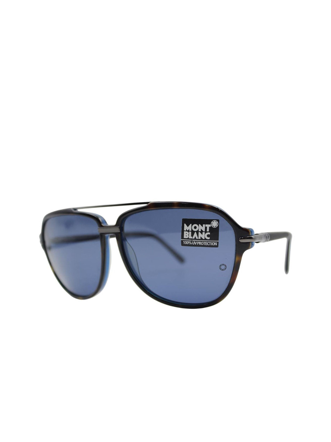 Mont Blanc Men Aviator Sunglasses with UV Protected Lens MB407S 60 55V