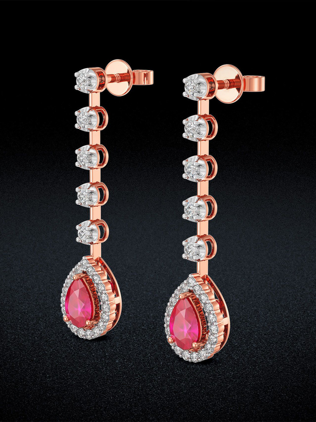 Joyalukkas Droplet Grace Diamond Earrings