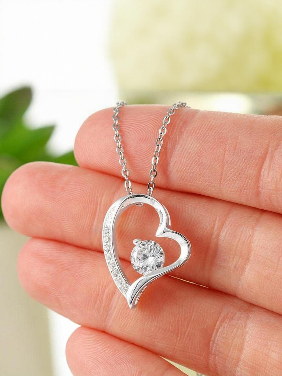 Sterling Silver To My Gorgeous Wife - I Love You Gift from Husband Female- | Necklace to Gift Women