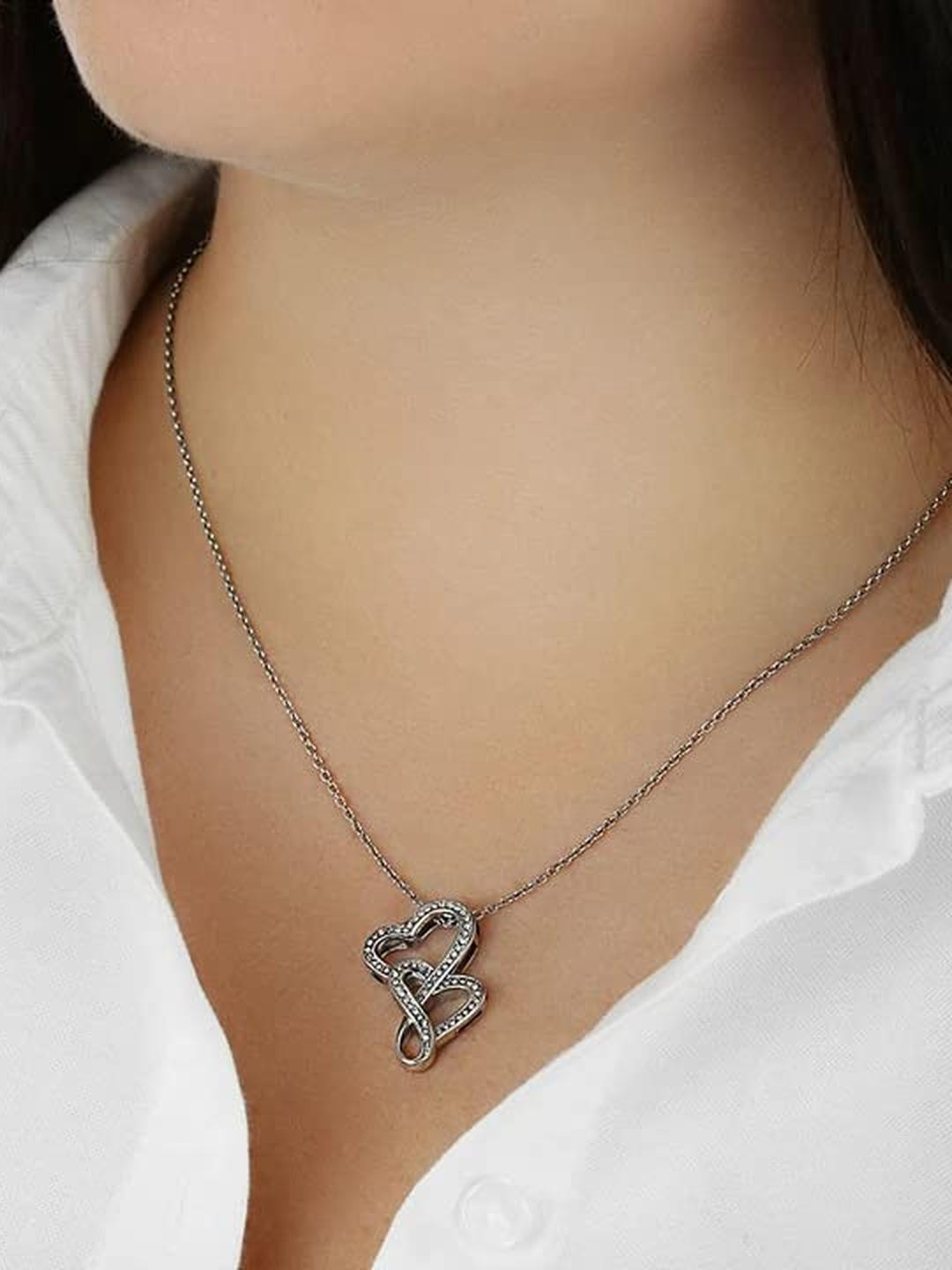Sterling Silver Best Surprise Anniversary Gift for Wife Female- | Necklace to Gift Women & Girls |