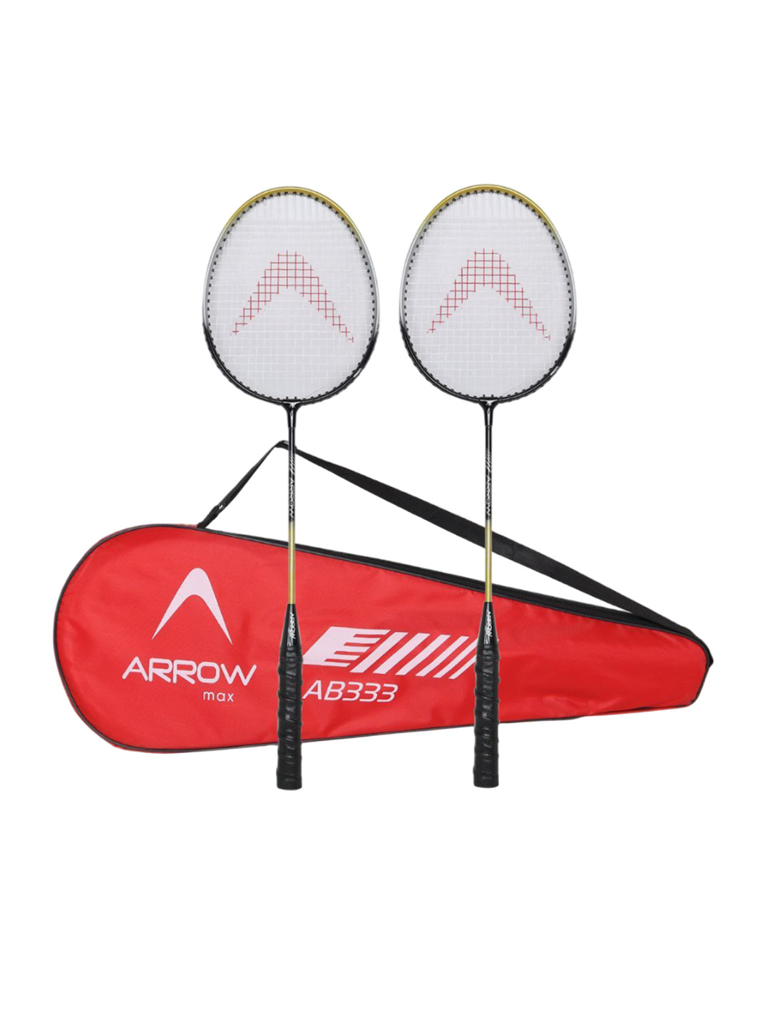 ARROWMAX 2-Pcs Printed Badminton Racquets