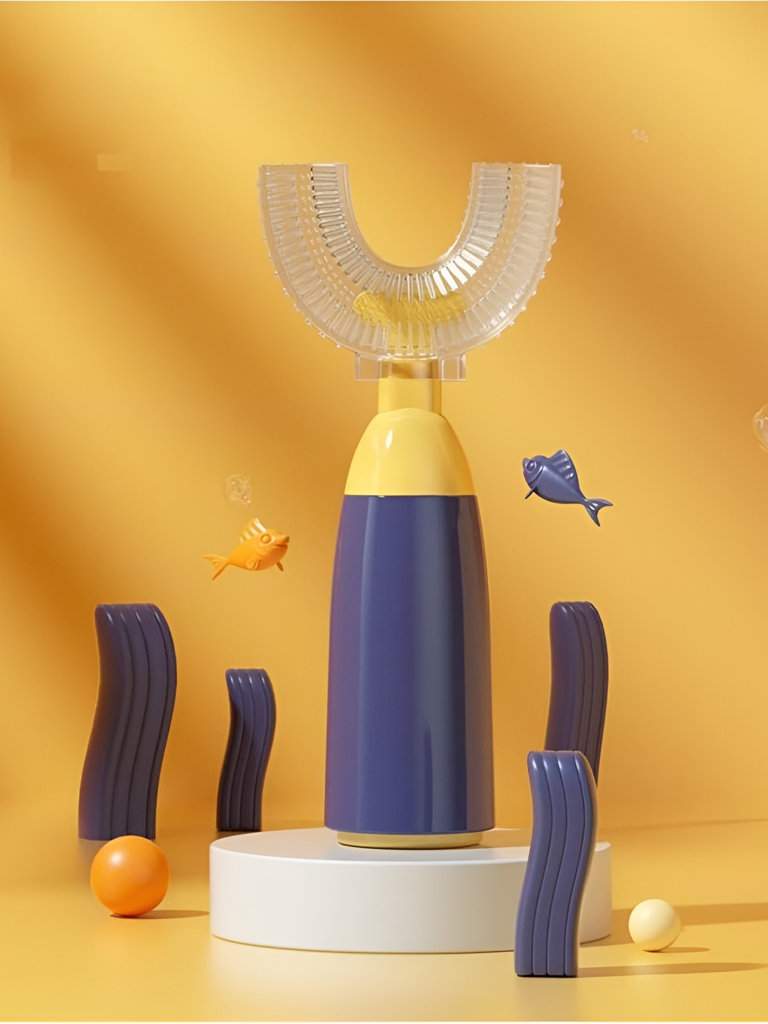 upkaranwale Kids U Shaped Manual Toothbrush