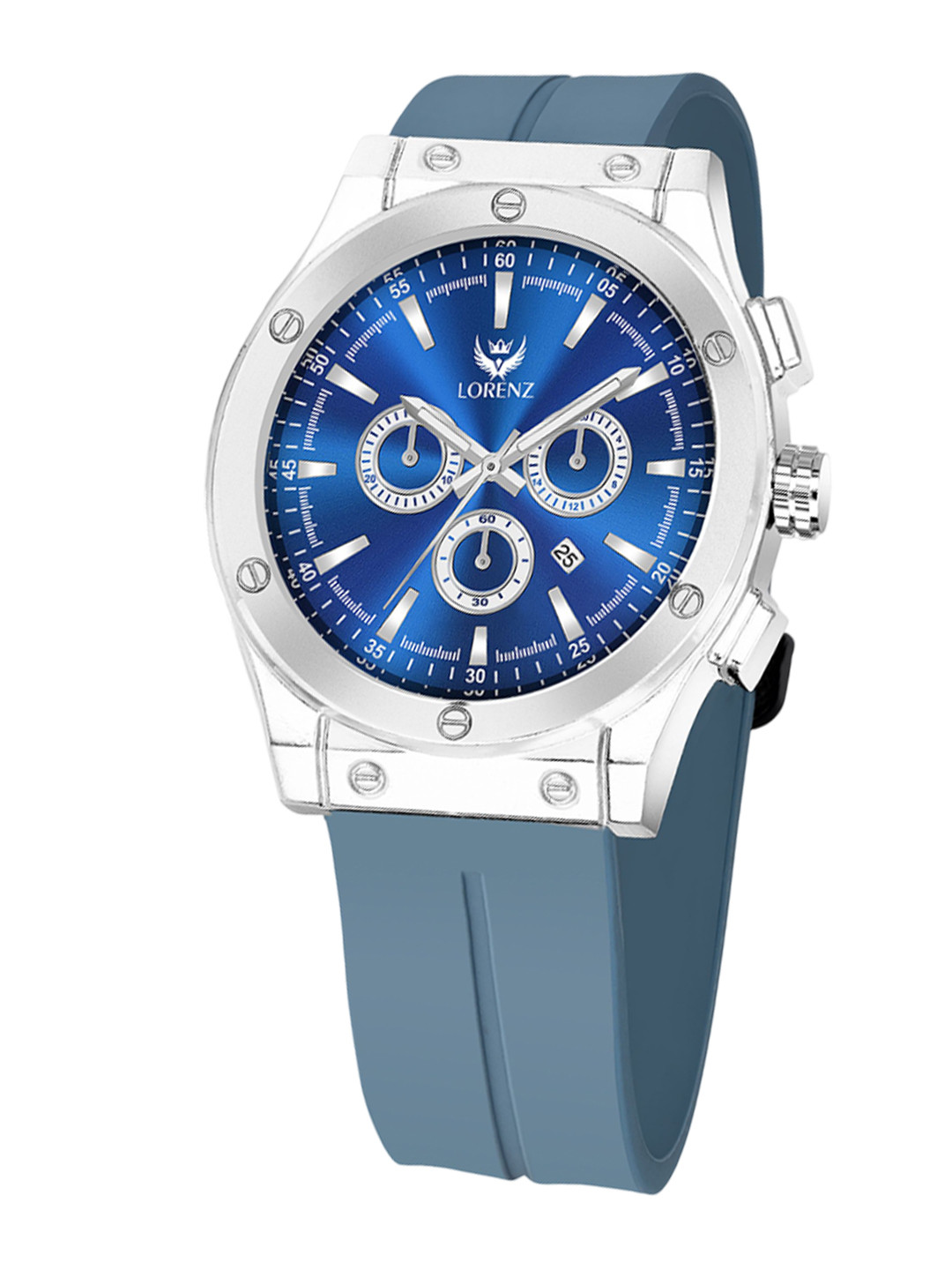 LORENZ Men Printed Brass Dial & Straps Analogue Watch MK-4086R