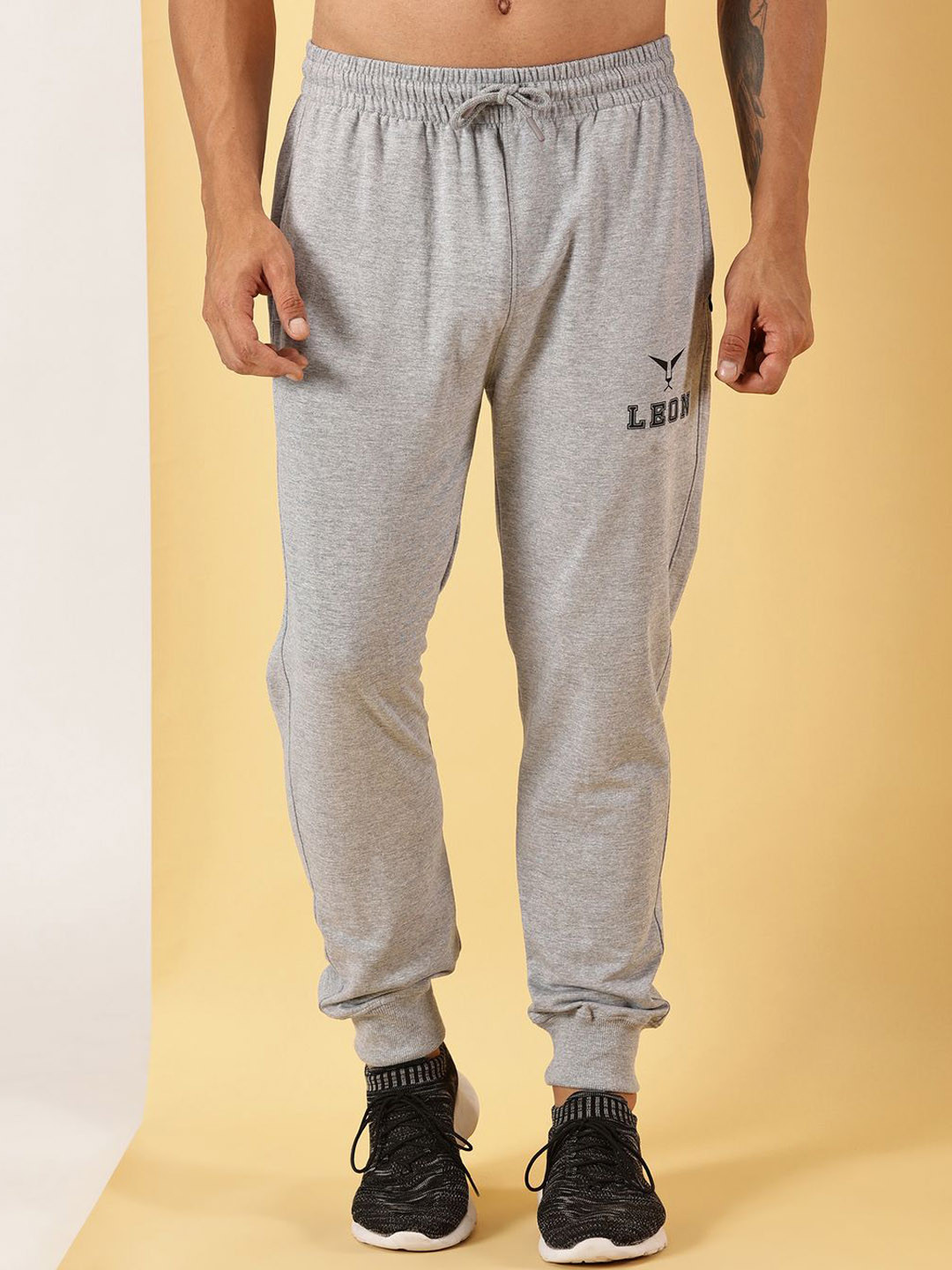 LEON Men Mid-RiseTrackPants