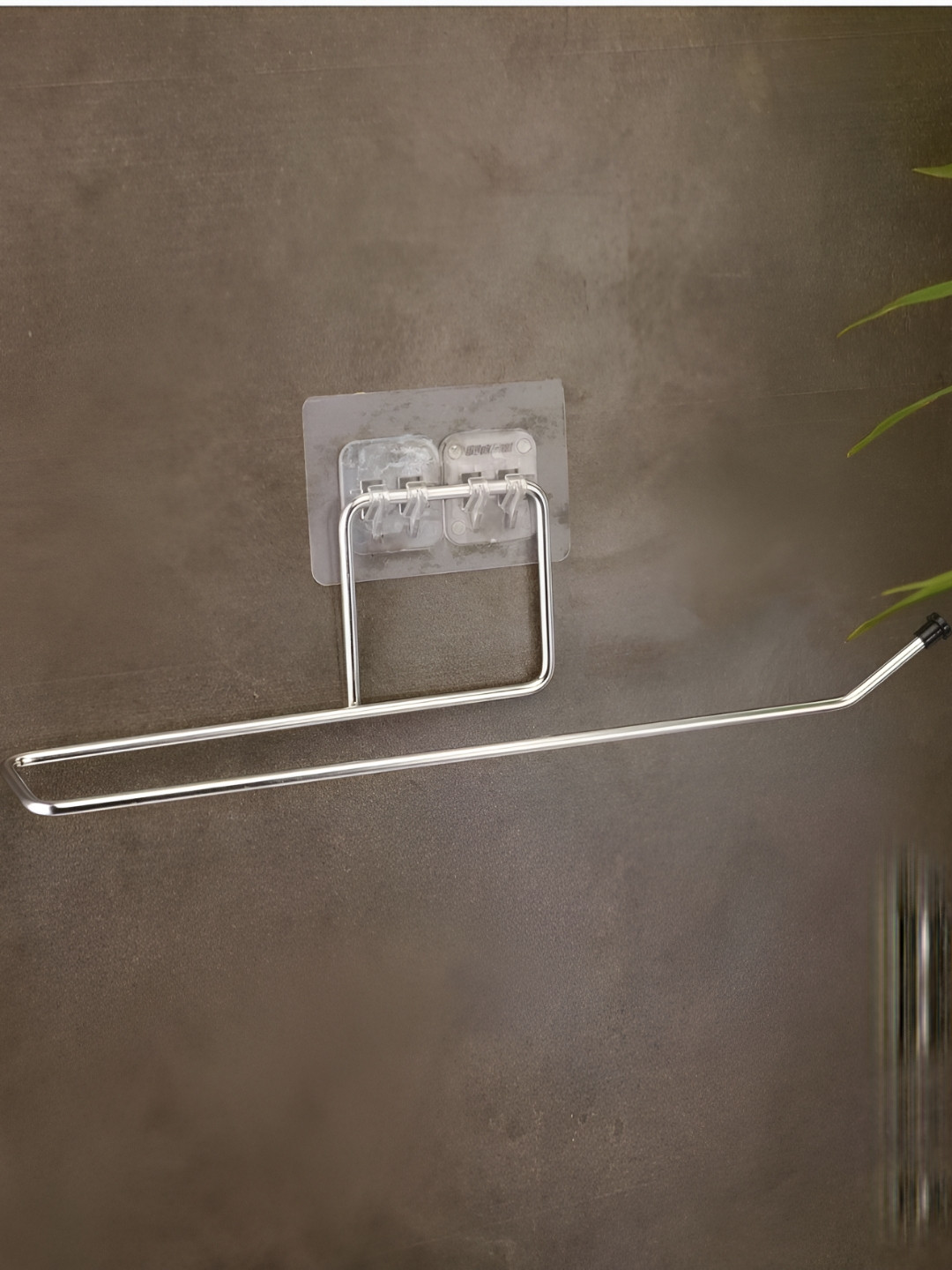 upkaranwale 2Pc Grey & White Textured Hanger Holder