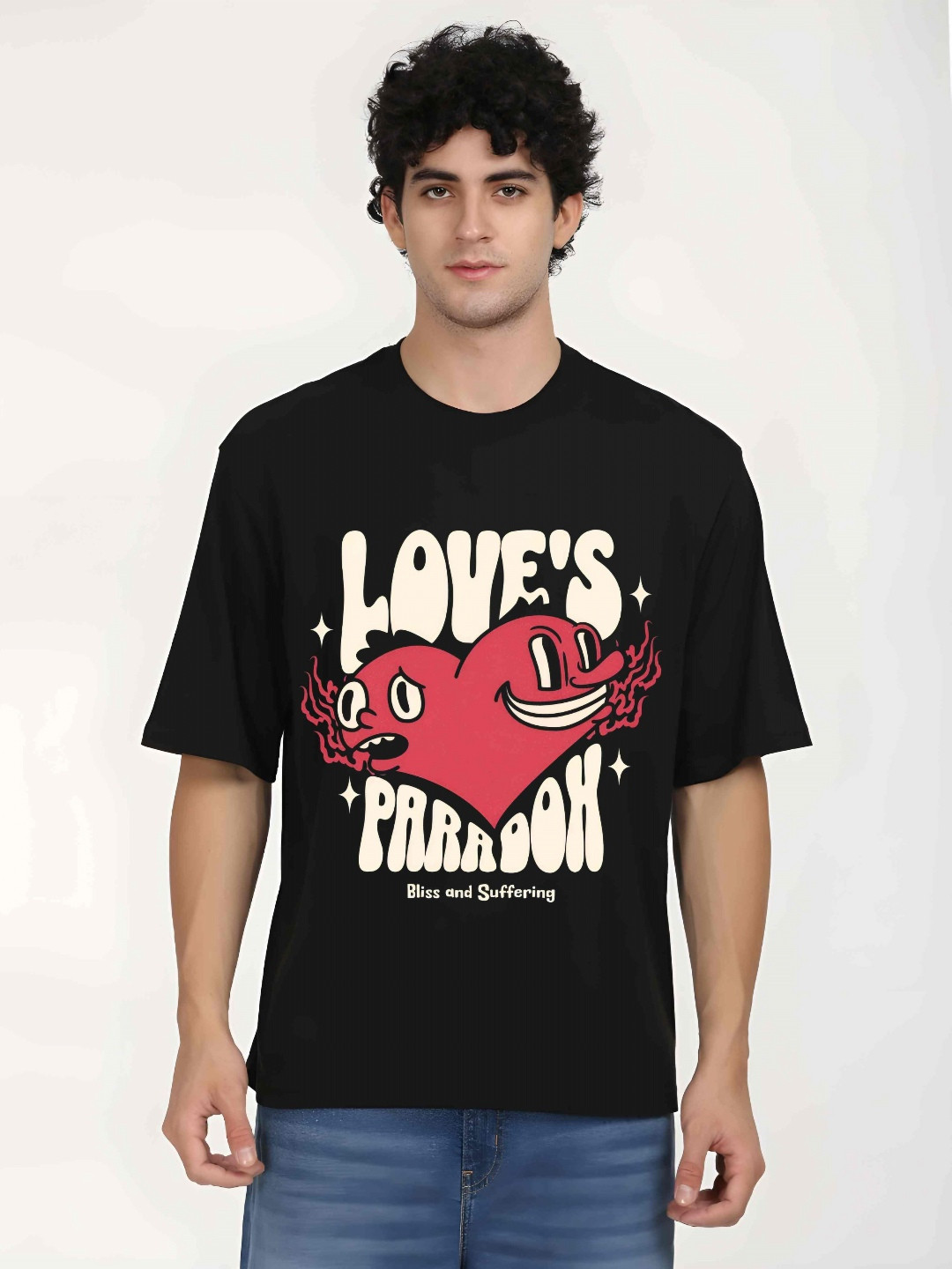 Hatke Trends Graphic Printed Oversized T-shirt