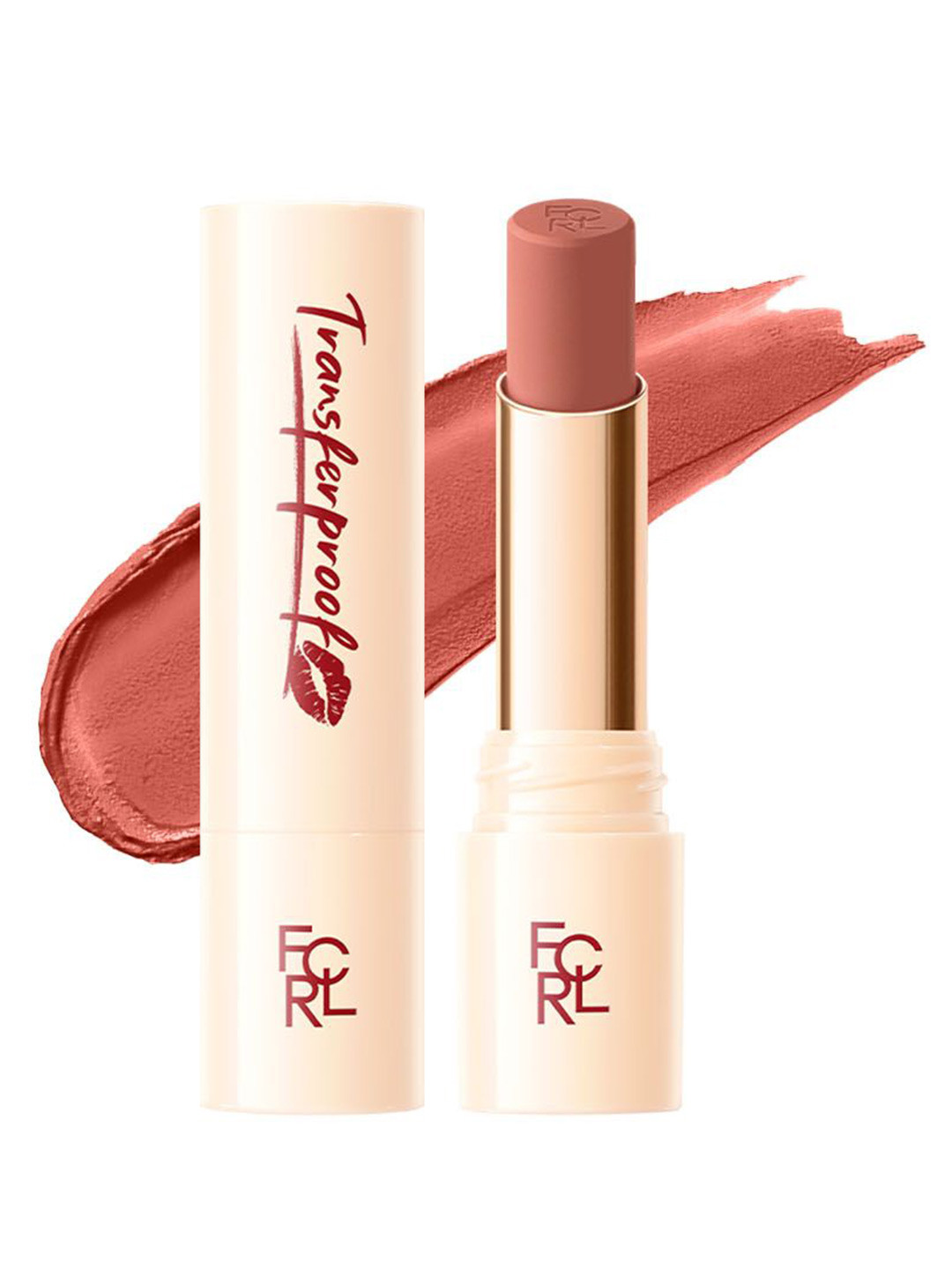 FOCALLURE Transferproof Long Lasting Matte Lipstick - 3.5 g -  Figgy Pink PK02