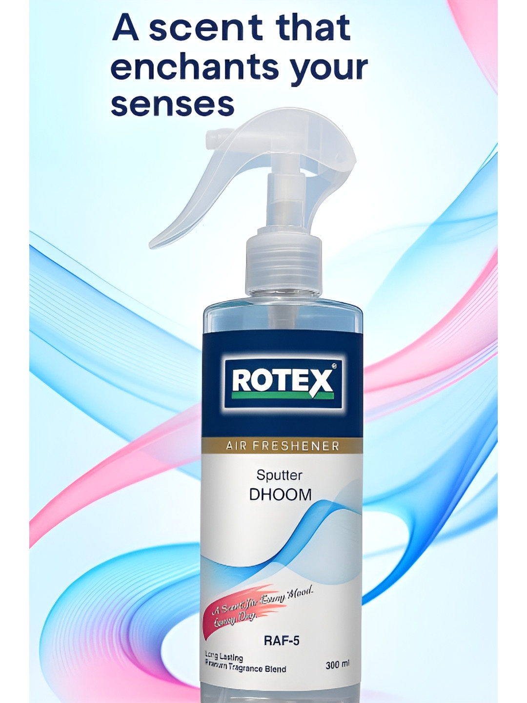 ROTEX PRODUCTS PRIVATE LIMITED Transparent FlowMist Fusion Air Freshener - 300 ml