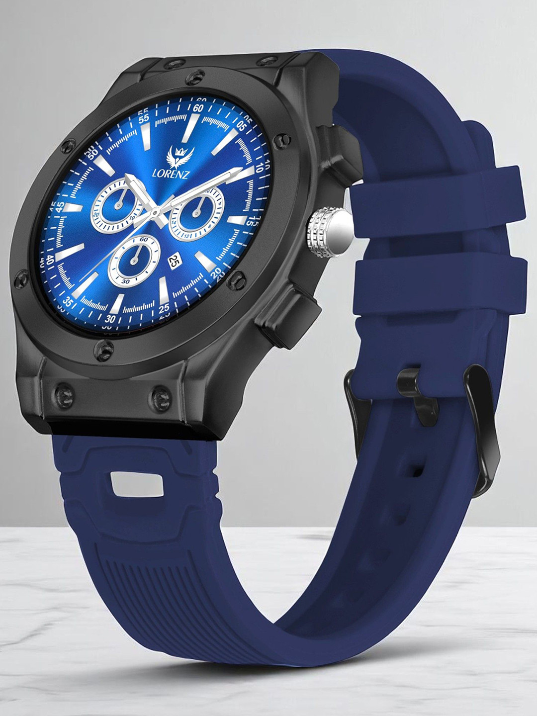 LORENZ Men Silicon Straps Analogue Watch MK-4097R