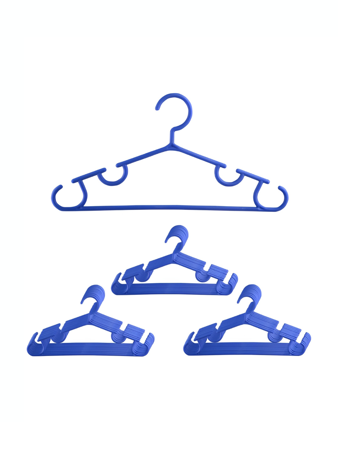 Aura Pack Of 30 Blue Single Tier Bar Hangers