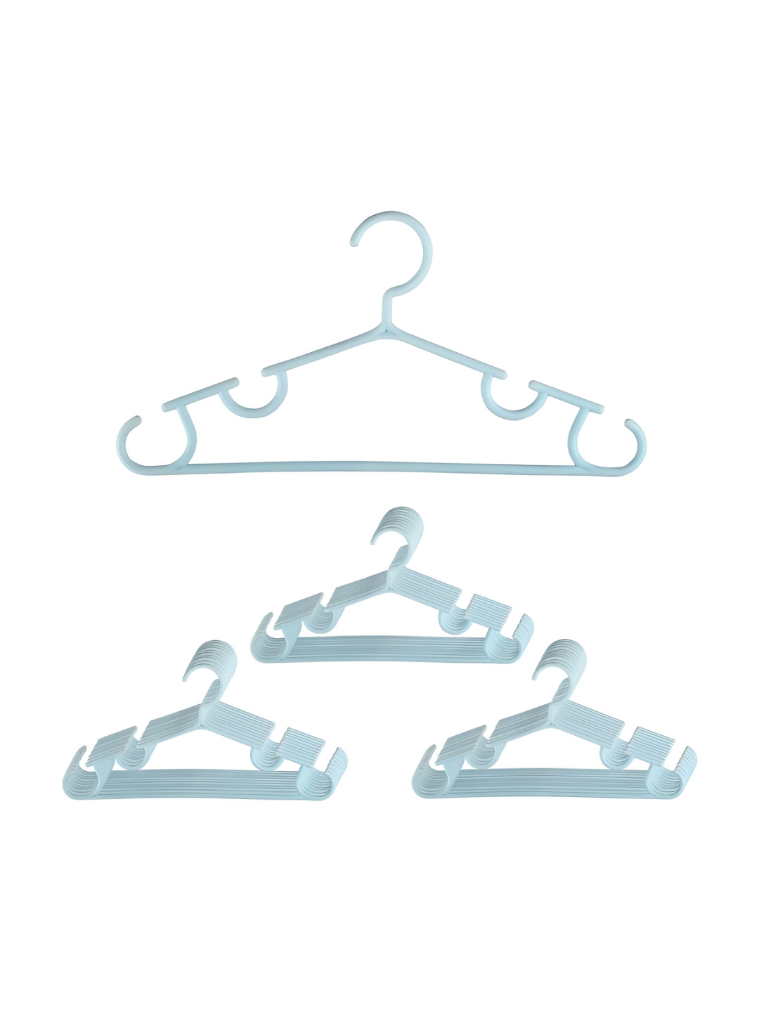 Aura Pack Of 30 Blue Single Tier Bar Hangers