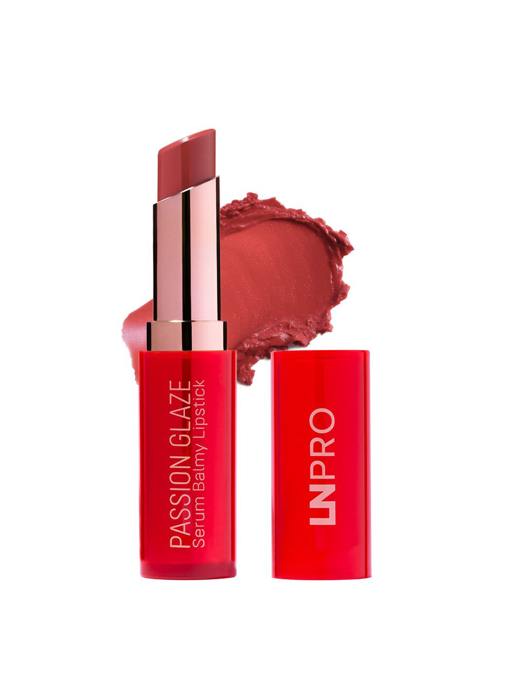 LN PRO Passion Glaze Serum Balmy Lipstick- 3 g- Cloud Rose 107
