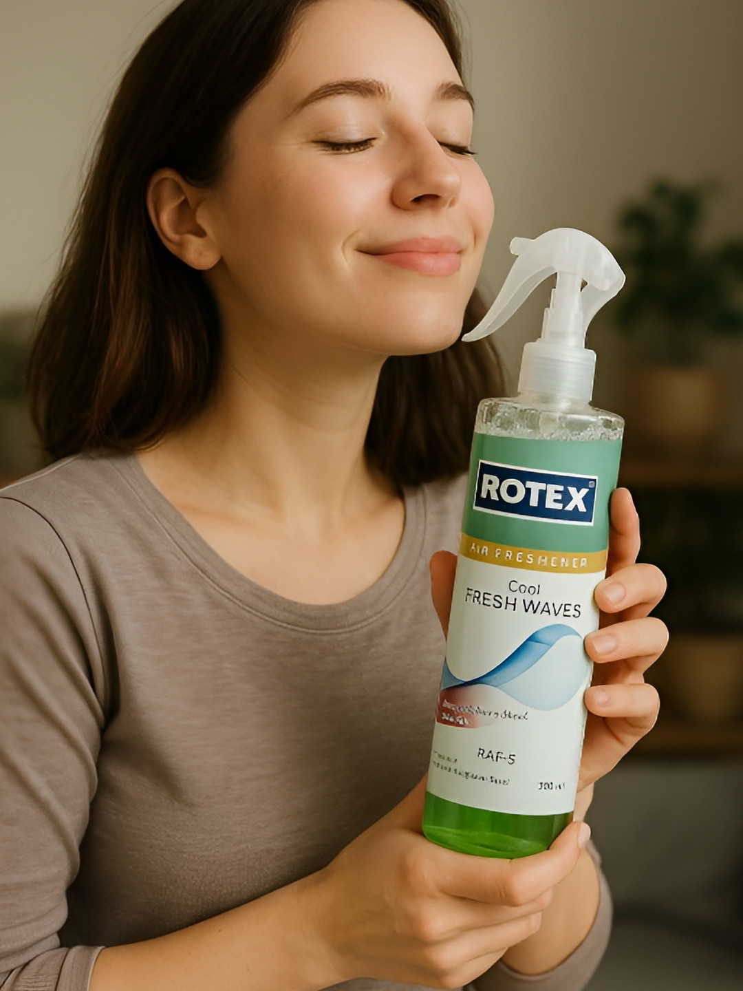 ROTEX PRODUCTS PRIVATE LIMITED Green BreezeUp Collection Air Freshener - 300 ml