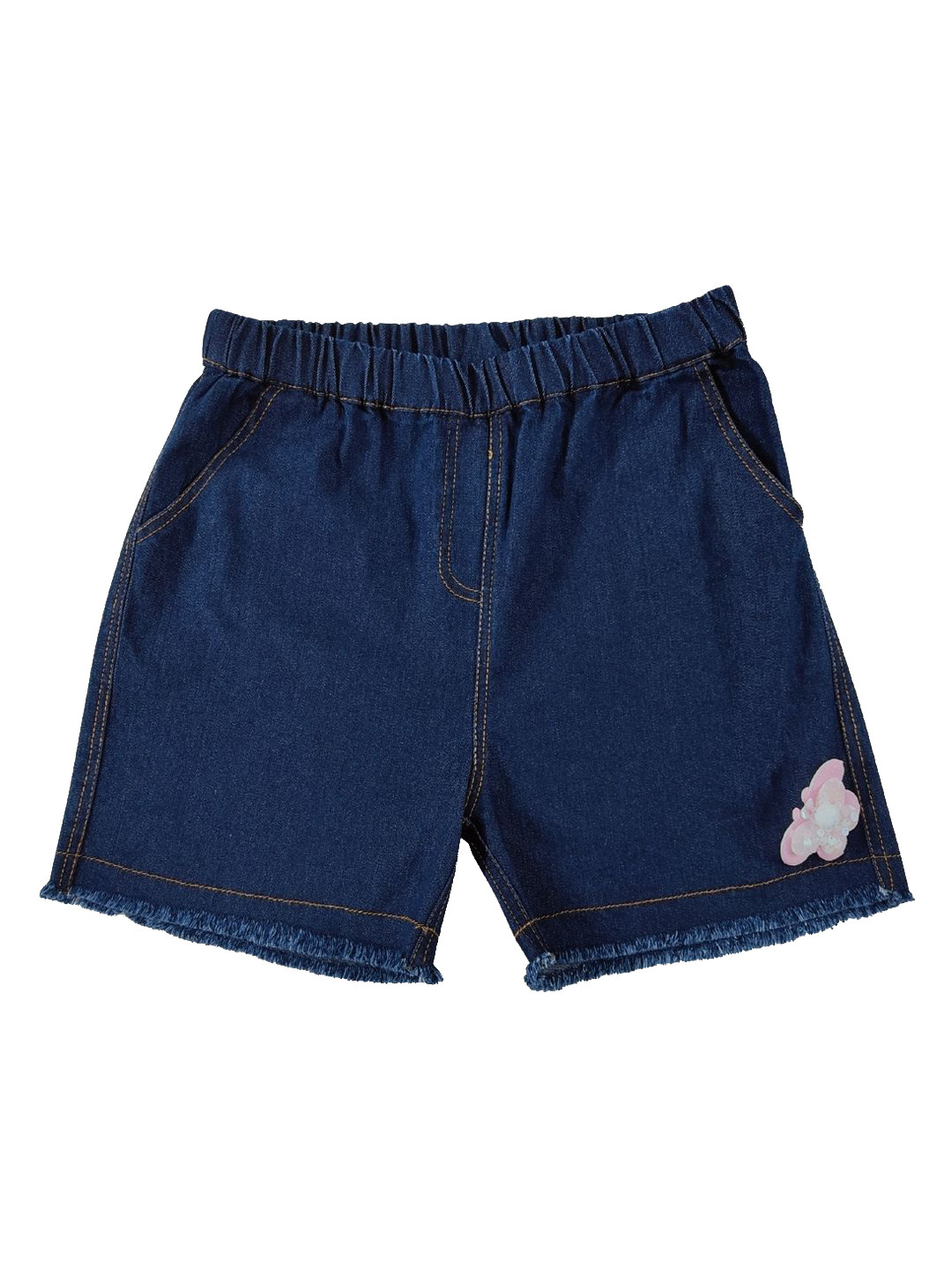 Creative Kids Girls Regular Fit Mid-Rise Denim Shorts