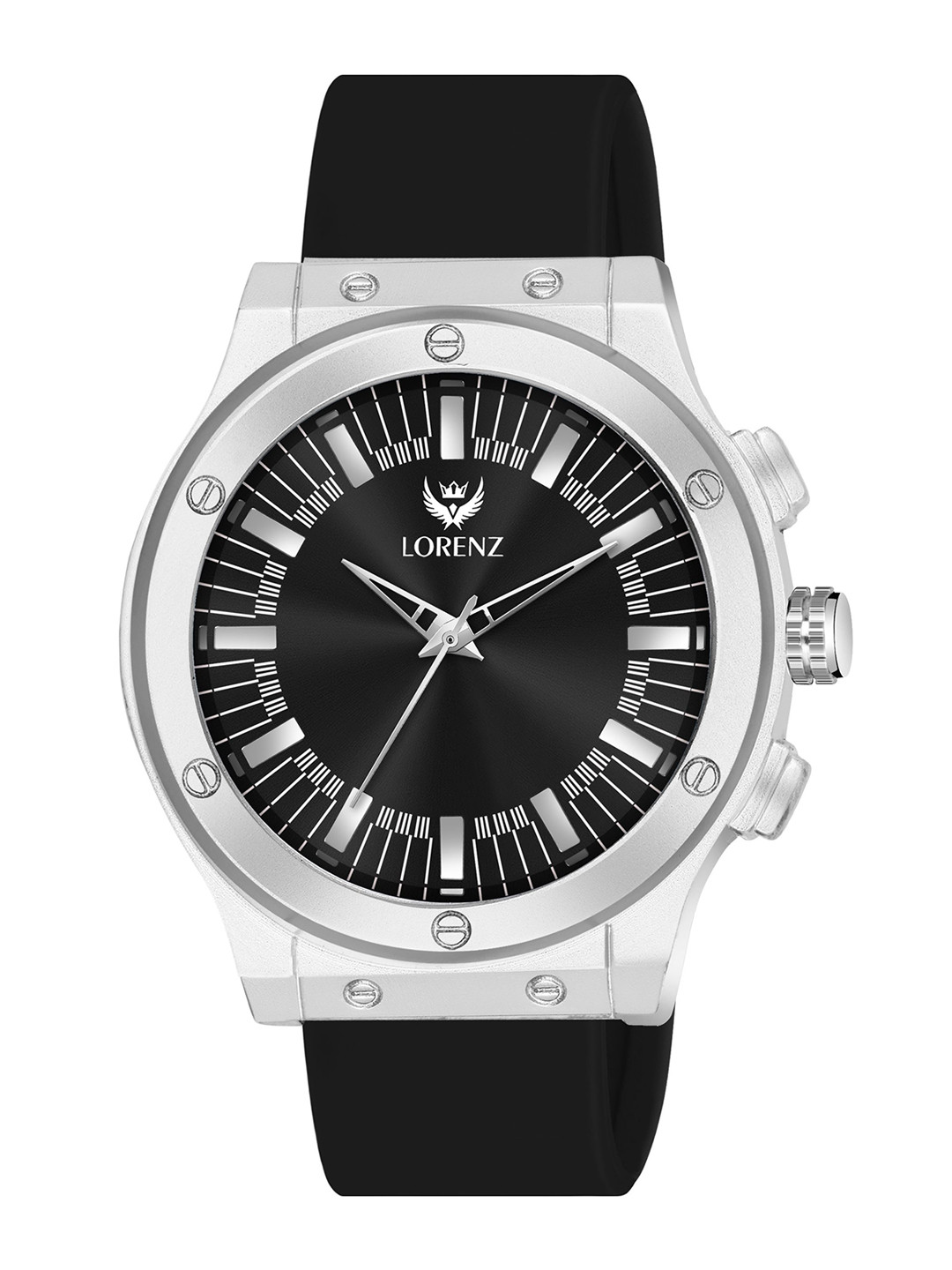 LORENZ Men Printed Brass Dial & Straps Analogue Watch MK-4090R