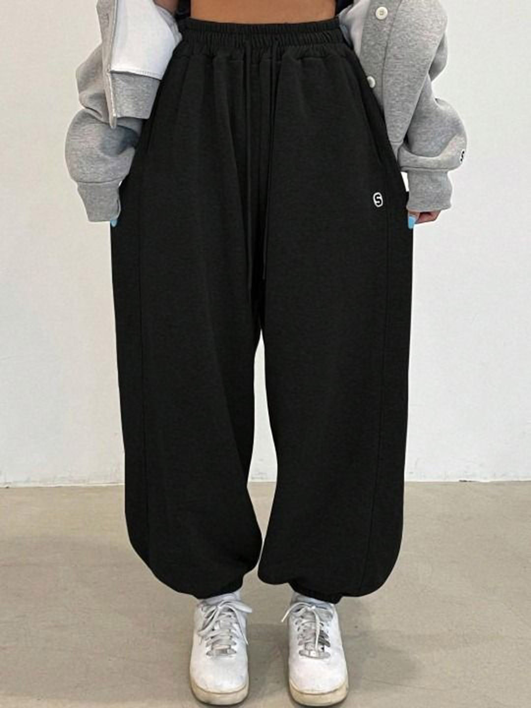 YOU FOREVER Women Cotton Baggy Joggers Track Pant