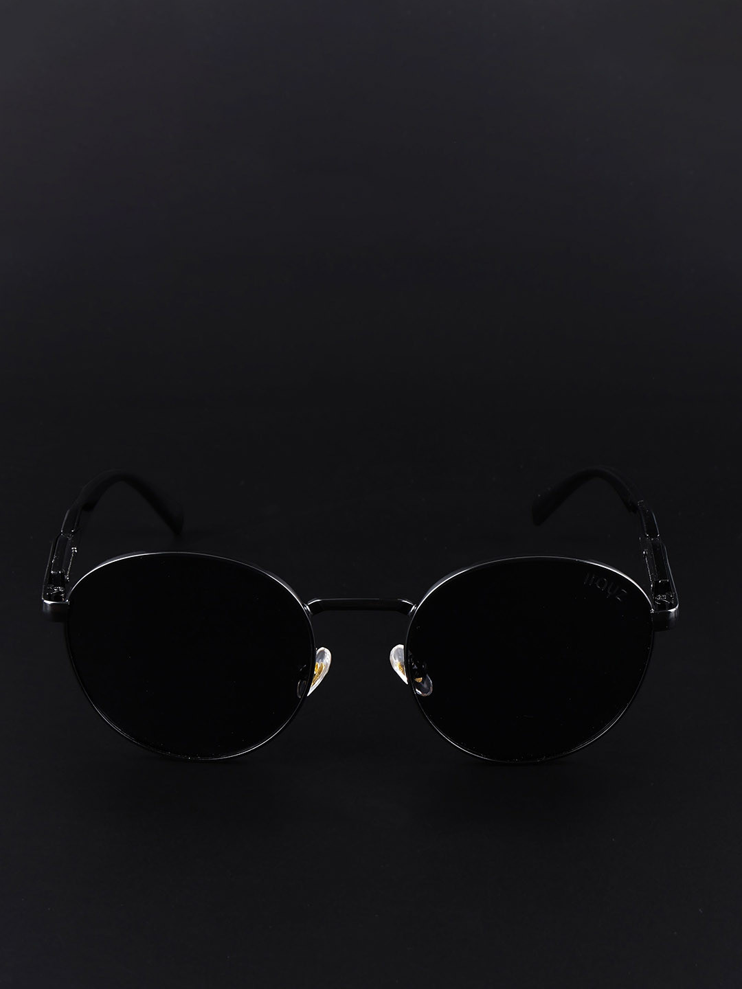 Irayz Unisex Polarised and UV Protected Lens Round Sunglasses Irz_5103-Full Black