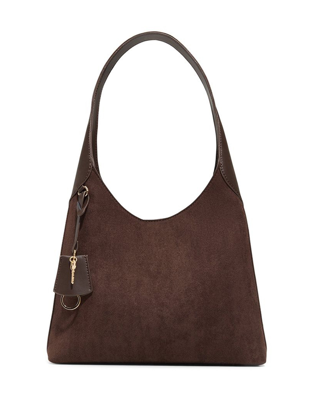 Call It Spring Textured Structured With Tasselled Hobo Bag