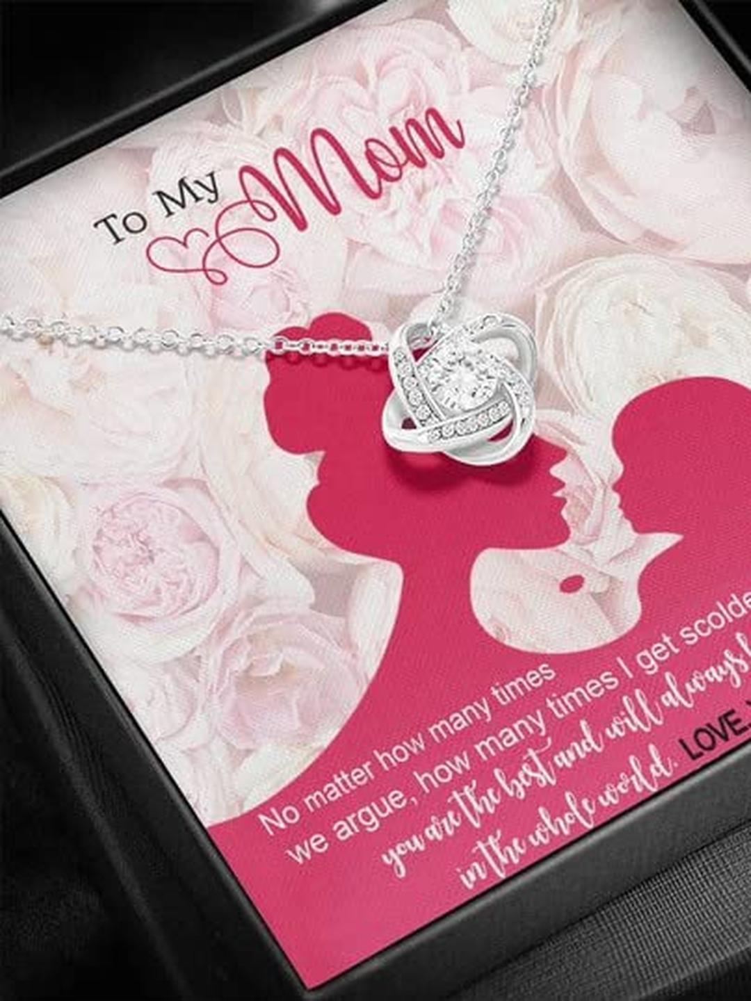 Sterling Silver Gift MOM NECKLACE, YOU WILL ALWAYS BE THE GREATEST MOM IN THE WORLD GIFT FOR MOM LO