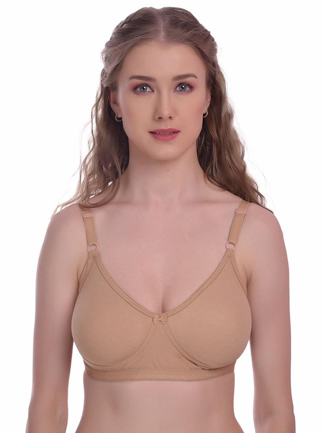 elina Full Coverage Non-Wired Non Padded All Day Comfort Super Support Dry Fit Cotton Bra