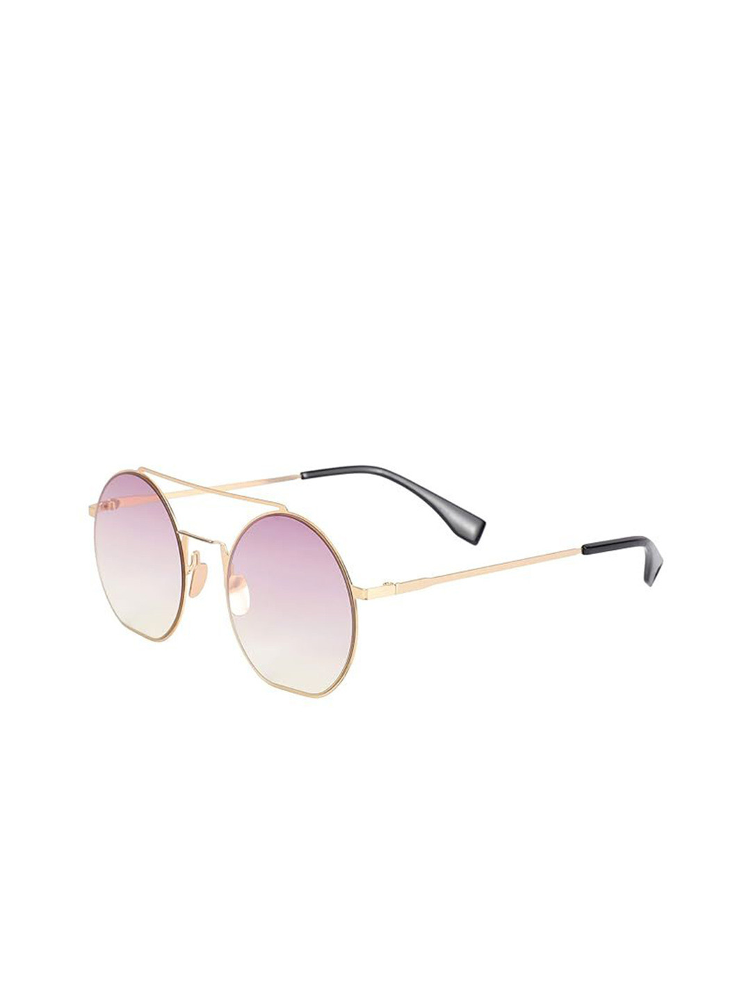 AUGEN Unisex Round Sunglasses With UV Protected Lens VI-SG-95-Yellow